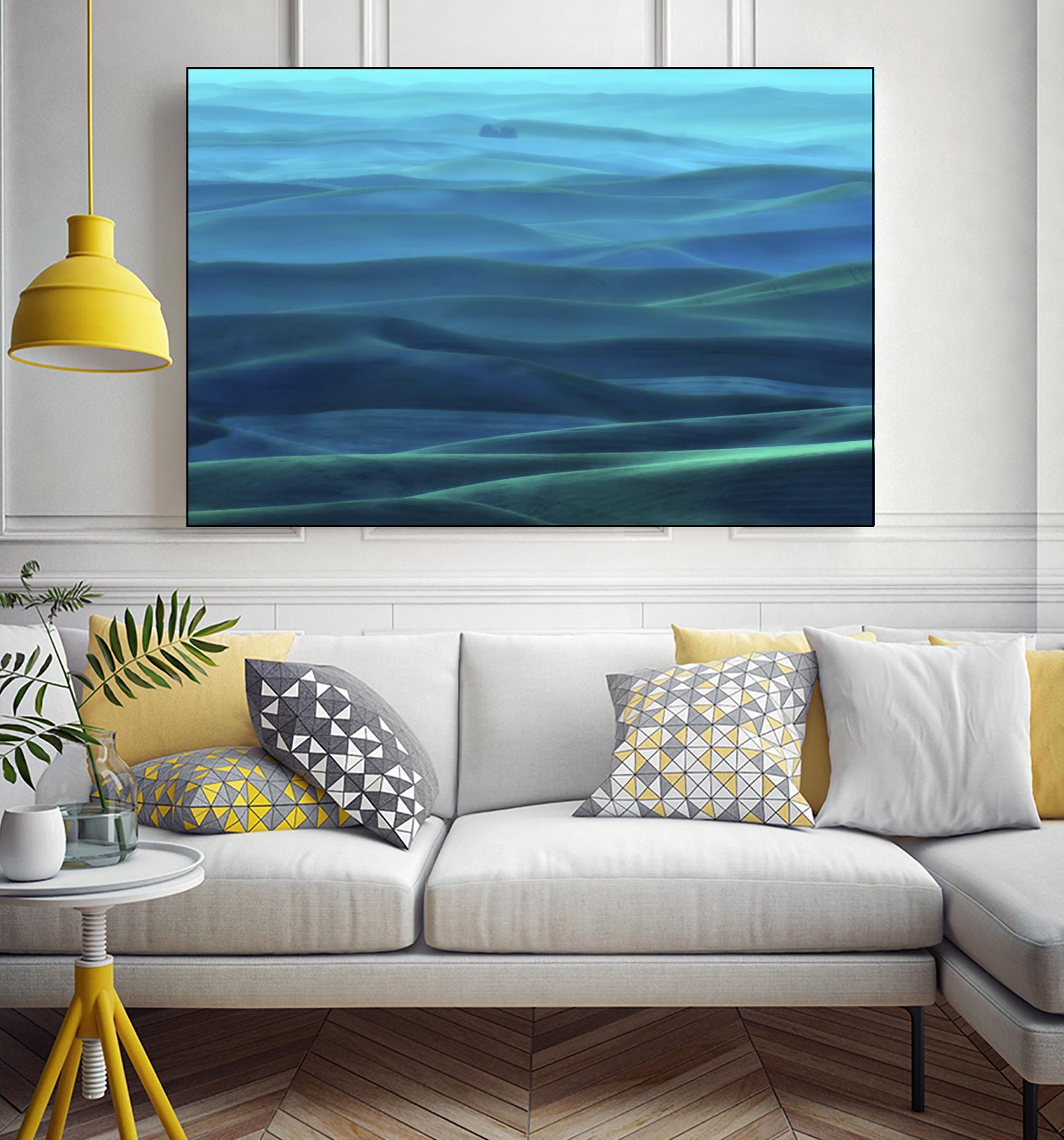 Evening Rhapsody by Don Schwartz on GIANT ART - blue photo art