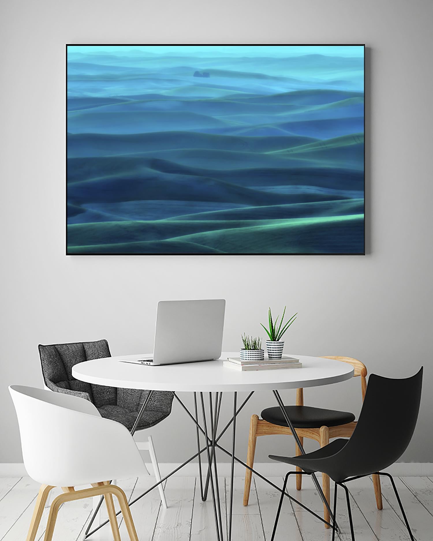 Evening Rhapsody by Don Schwartz on GIANT ART - blue photo art