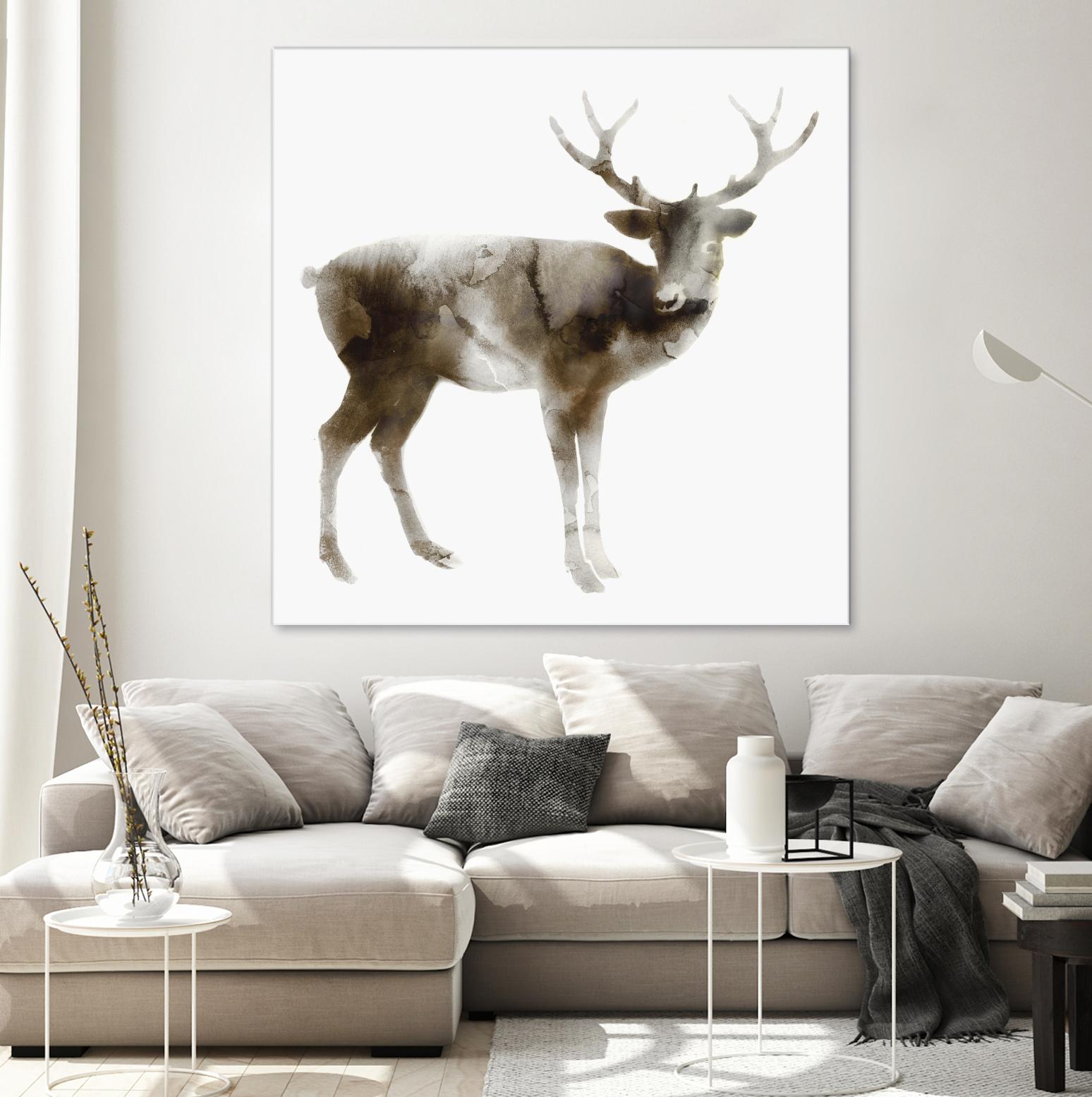 Stag by Edward Selkirk on GIANT ART - brown animals