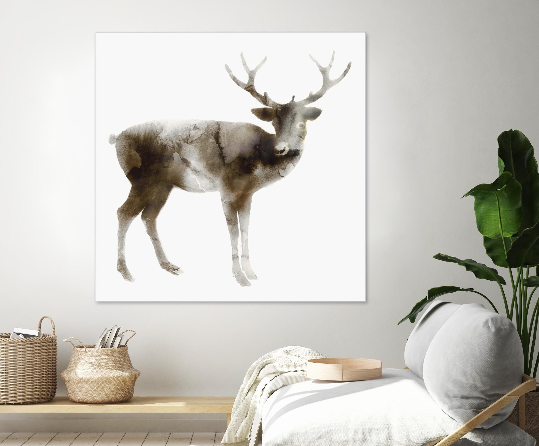 Stag by Edward Selkirk on GIANT ART - brown animals
