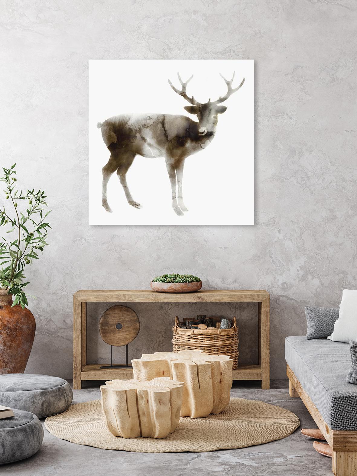 Stag by Edward Selkirk on GIANT ART - brown animals