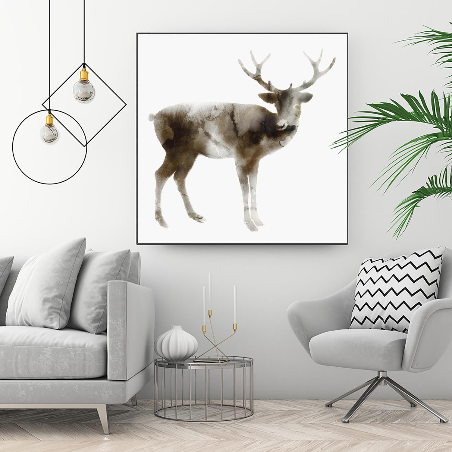 Stag by Edward Selkirk on GIANT ART - brown animals