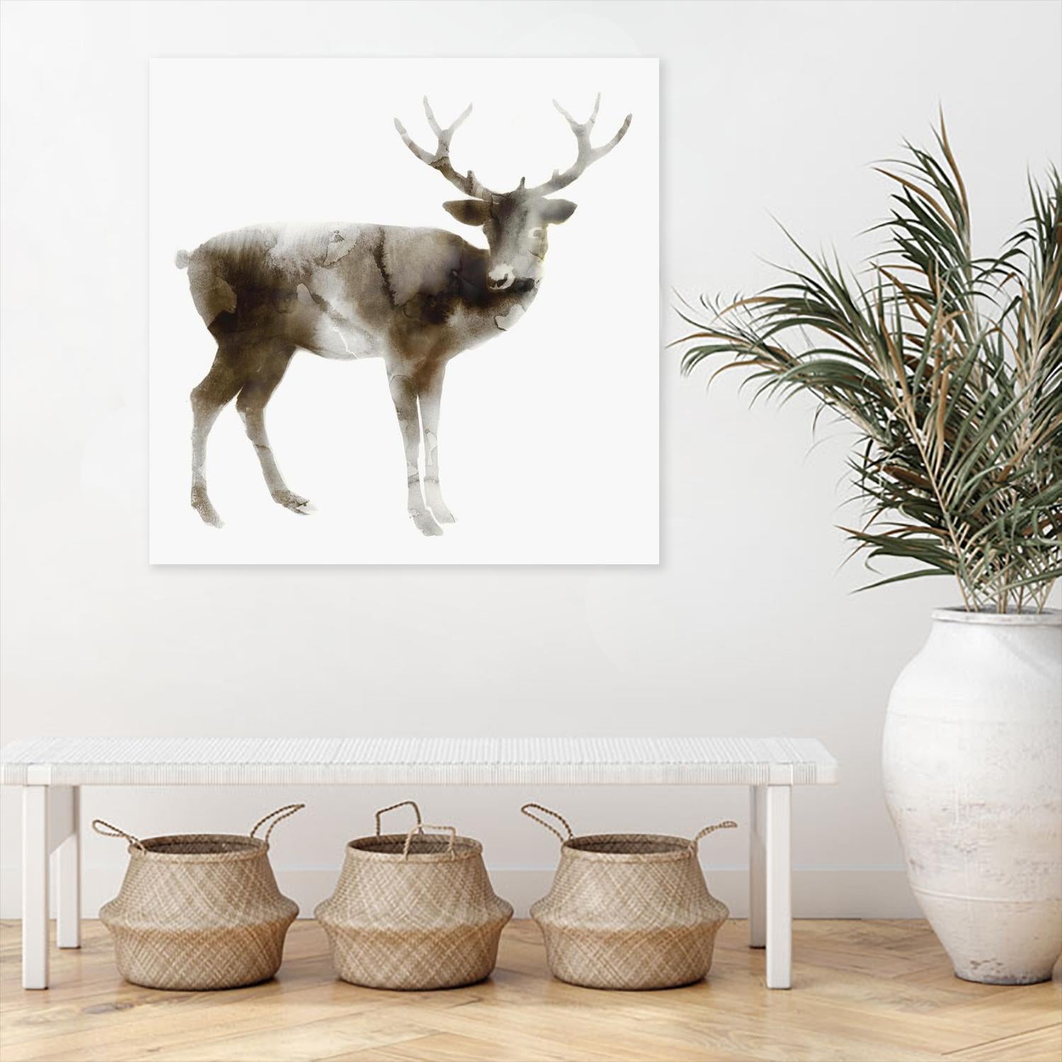 Stag by Edward Selkirk on GIANT ART - brown animals