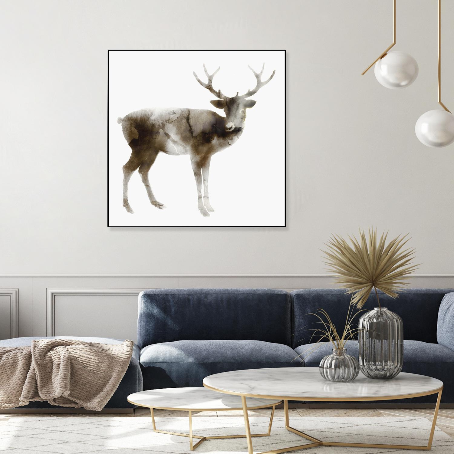 Stag by Edward Selkirk on GIANT ART - brown animals