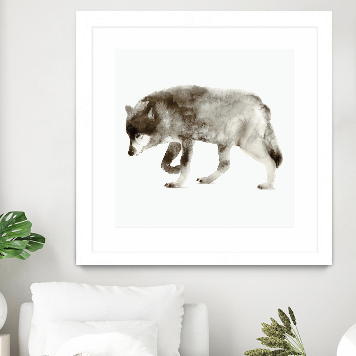 Wolf by Edward Selkirk on GIANT ART - brown animals