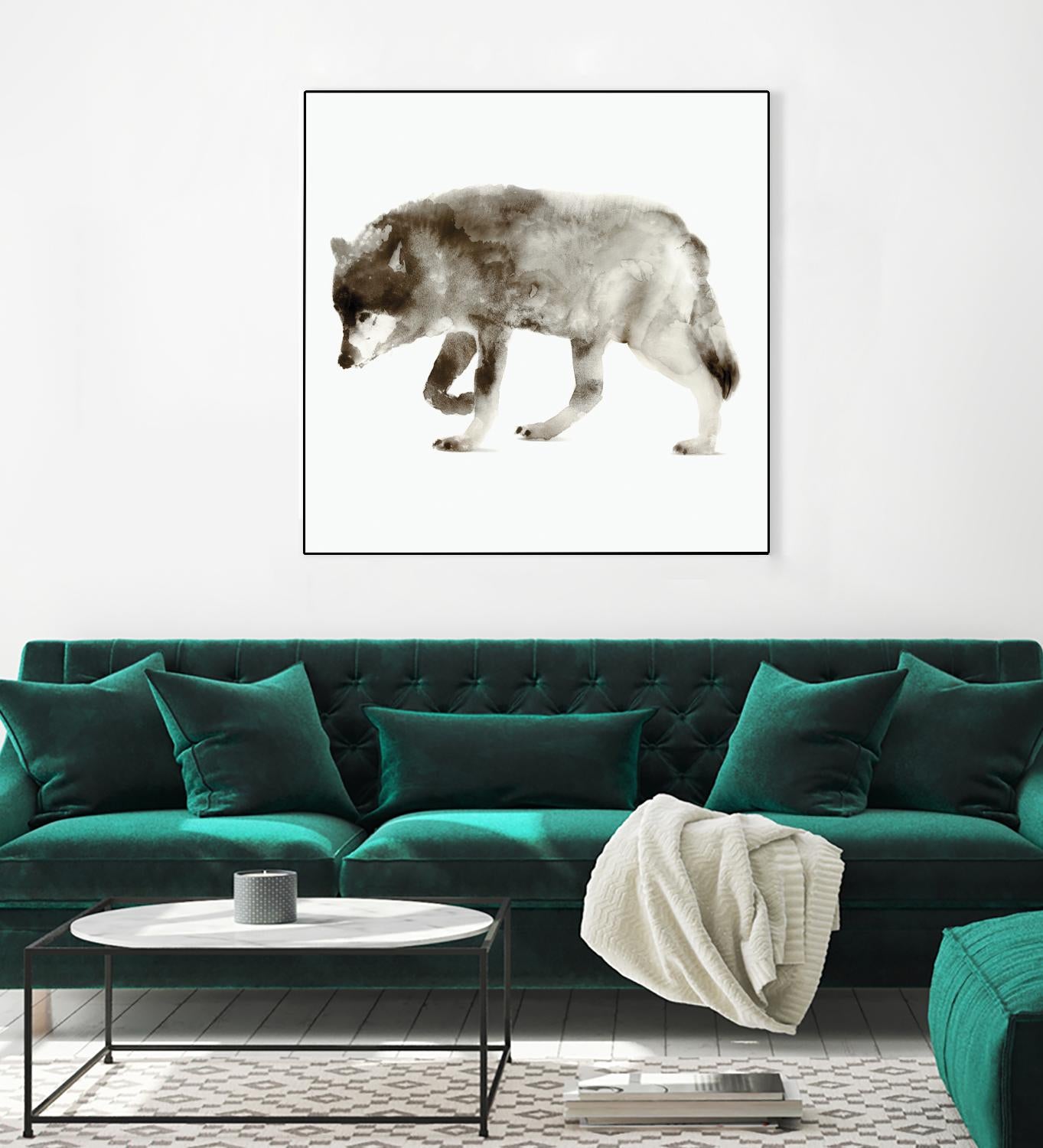 Wolf by Edward Selkirk on GIANT ART - brown animals