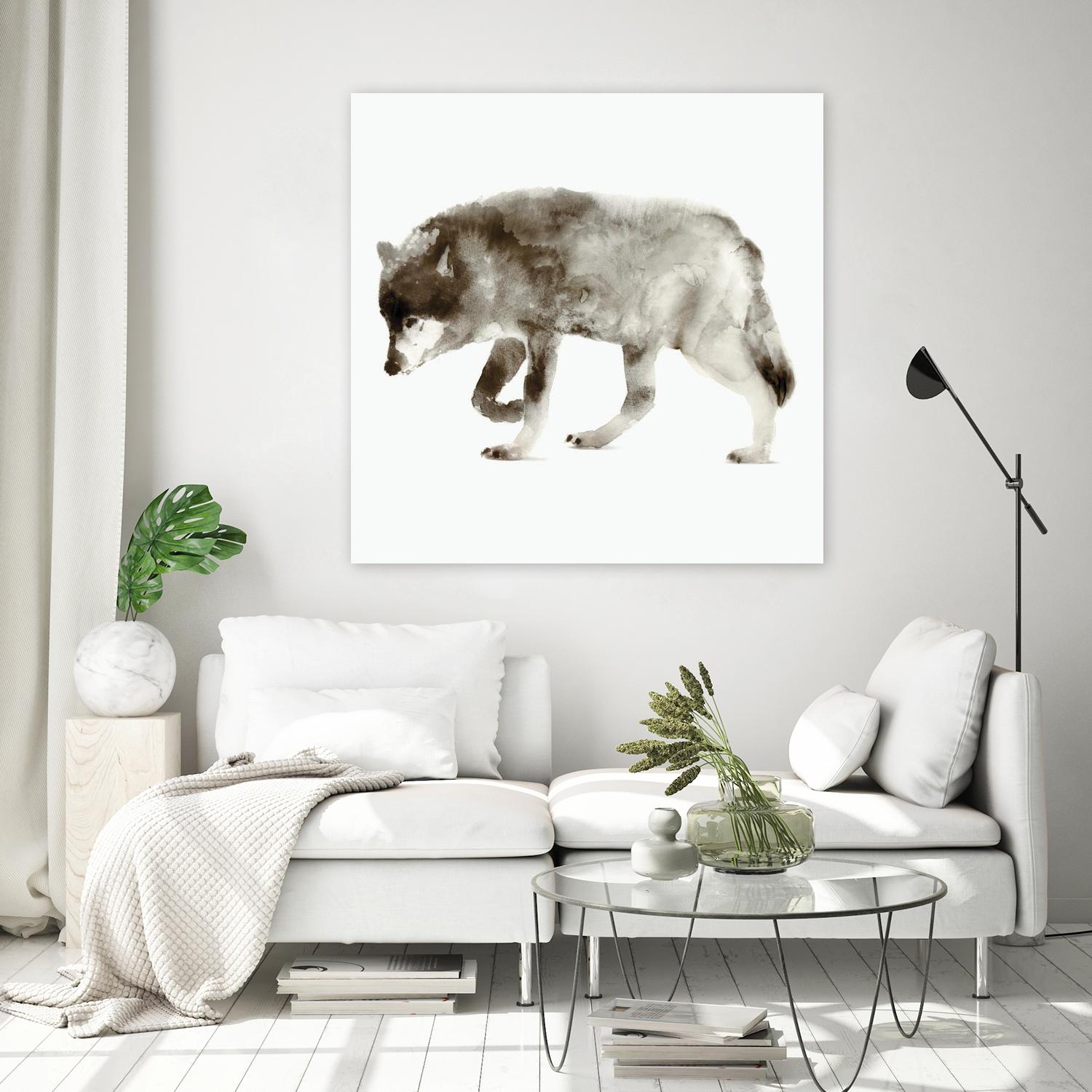 Wolf by Edward Selkirk on GIANT ART - brown animals