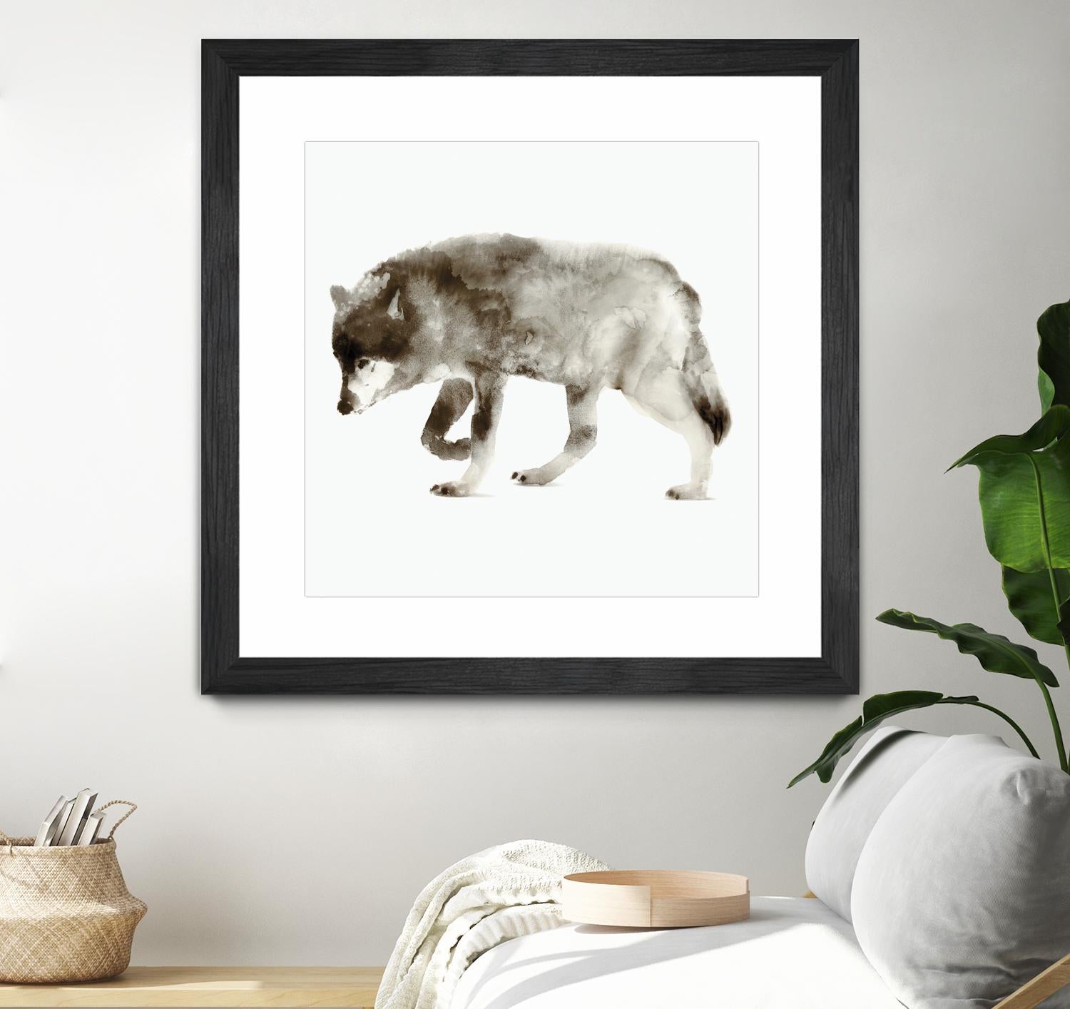 Wolf by Edward Selkirk on GIANT ART - brown animals