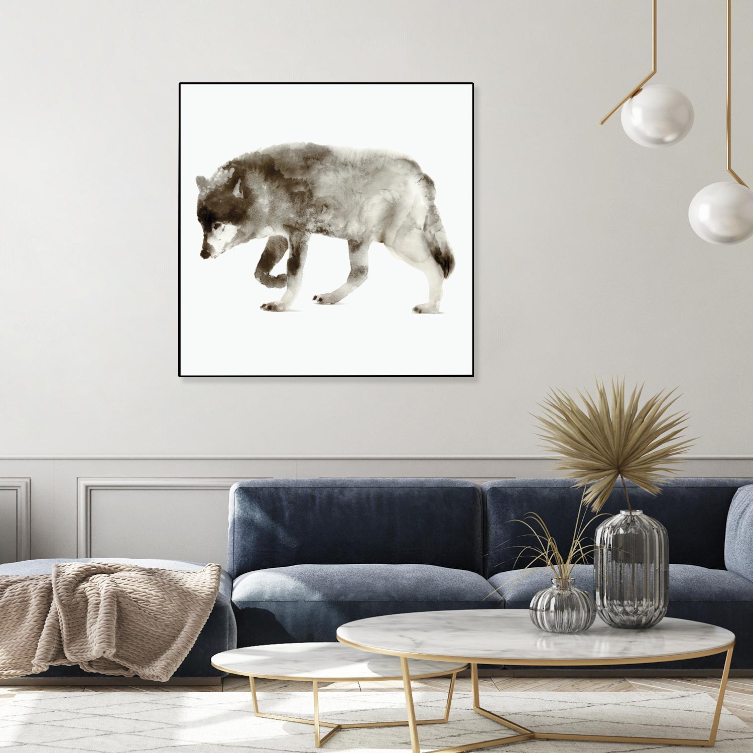 Wolf by Edward Selkirk on GIANT ART - brown animals