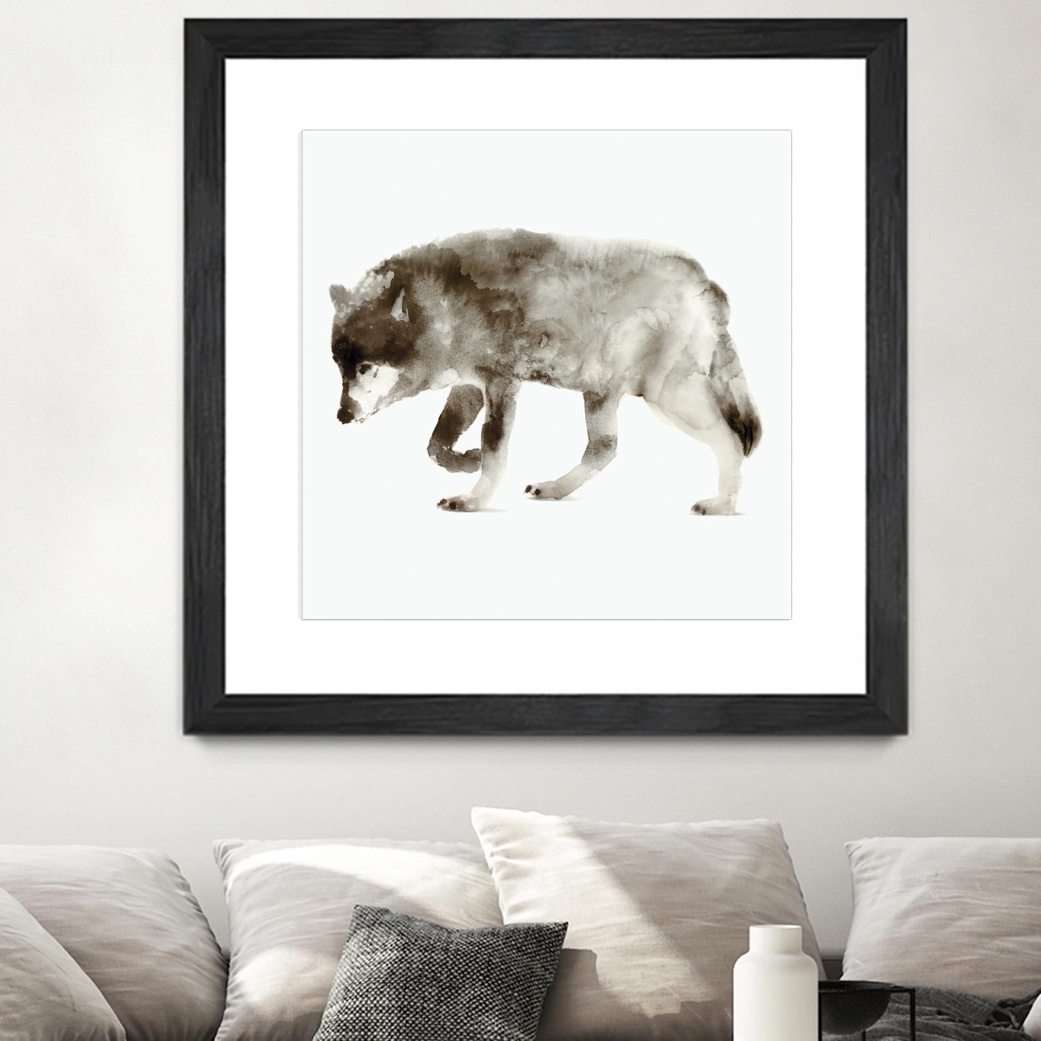 Wolf by Edward Selkirk on GIANT ART - brown animals