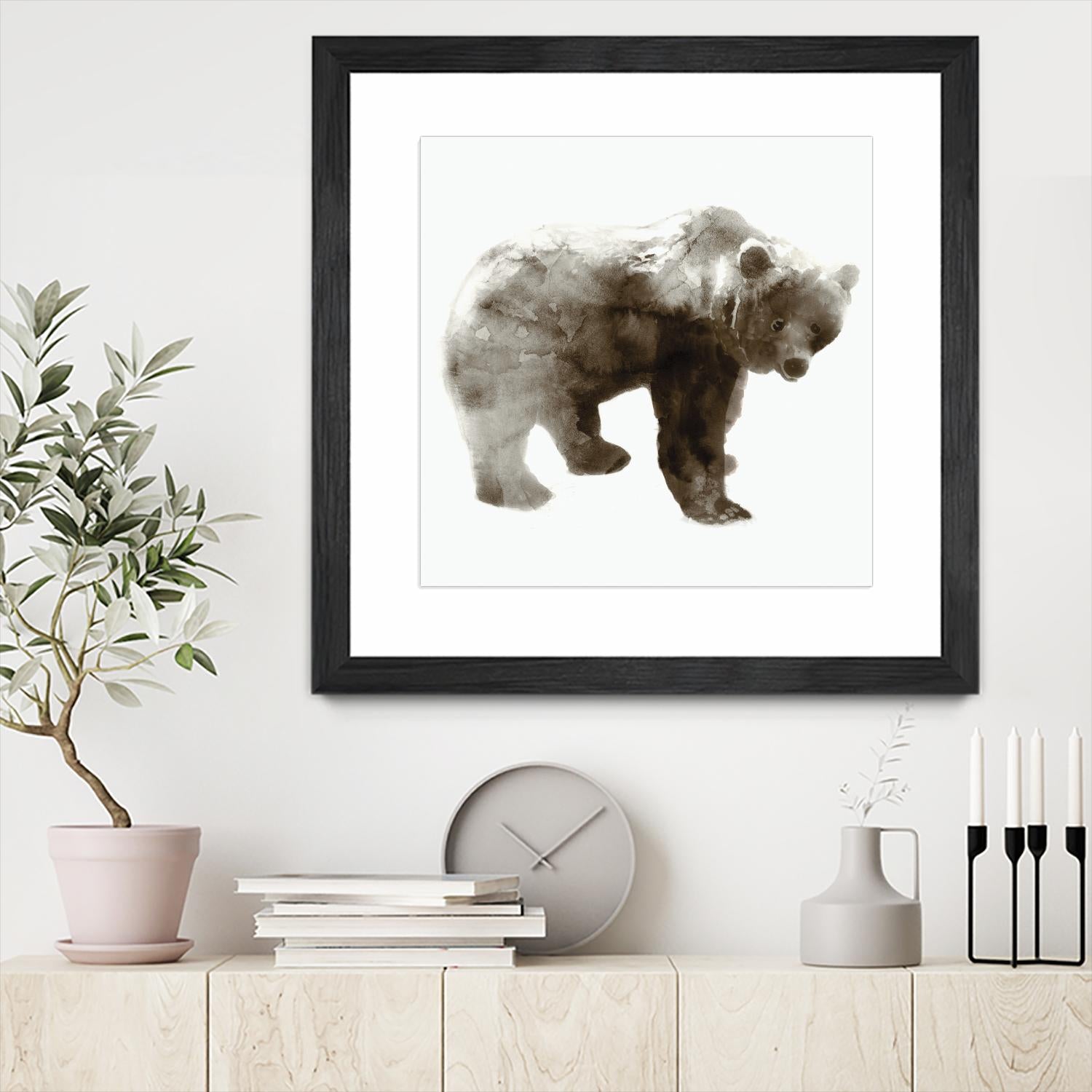 Bear by Edward Selkirk on GIANT ART - brown animals