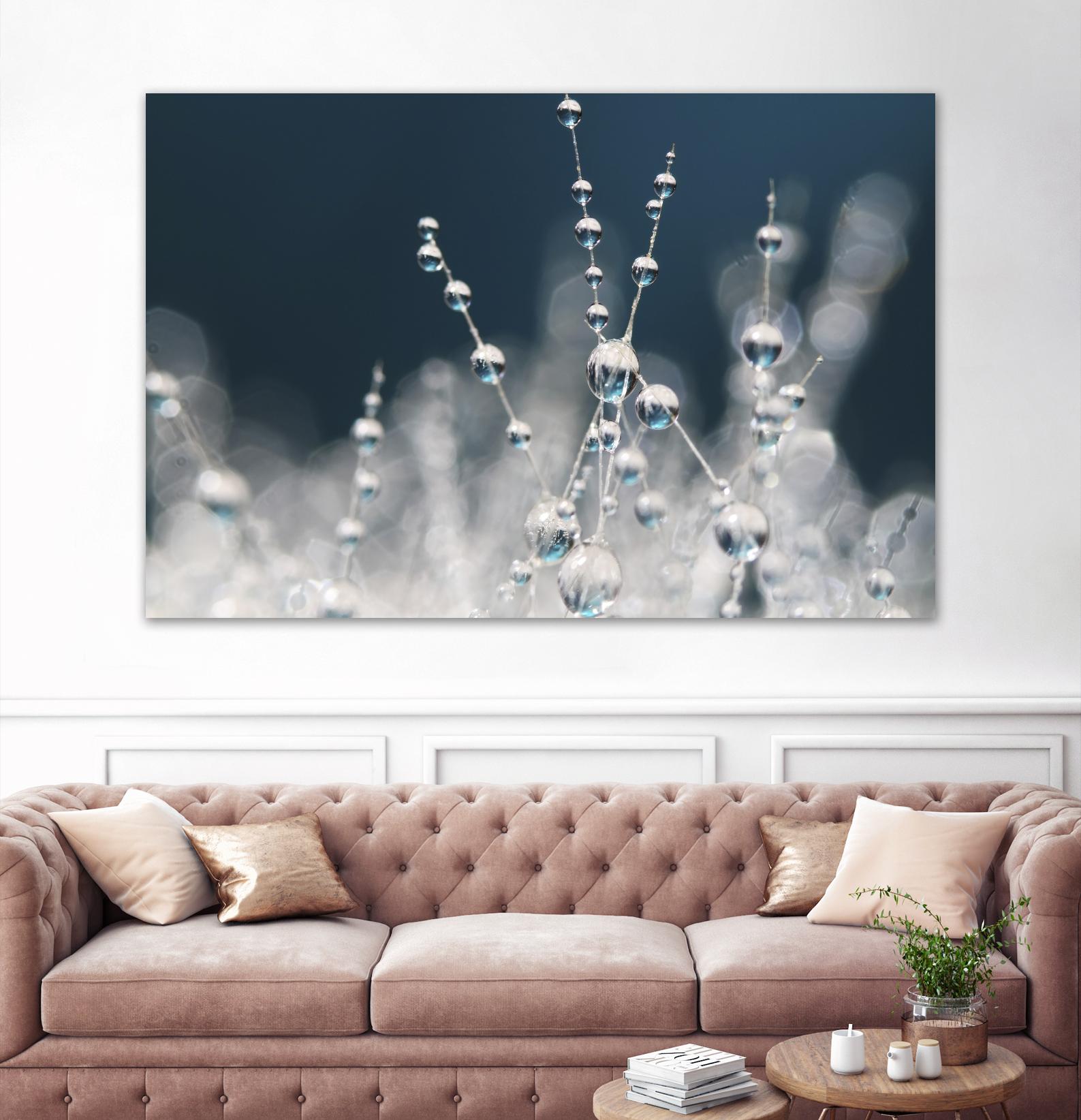 Snow white Ice blue by Sharon Johnstone on GIANT ART - white winter scenes