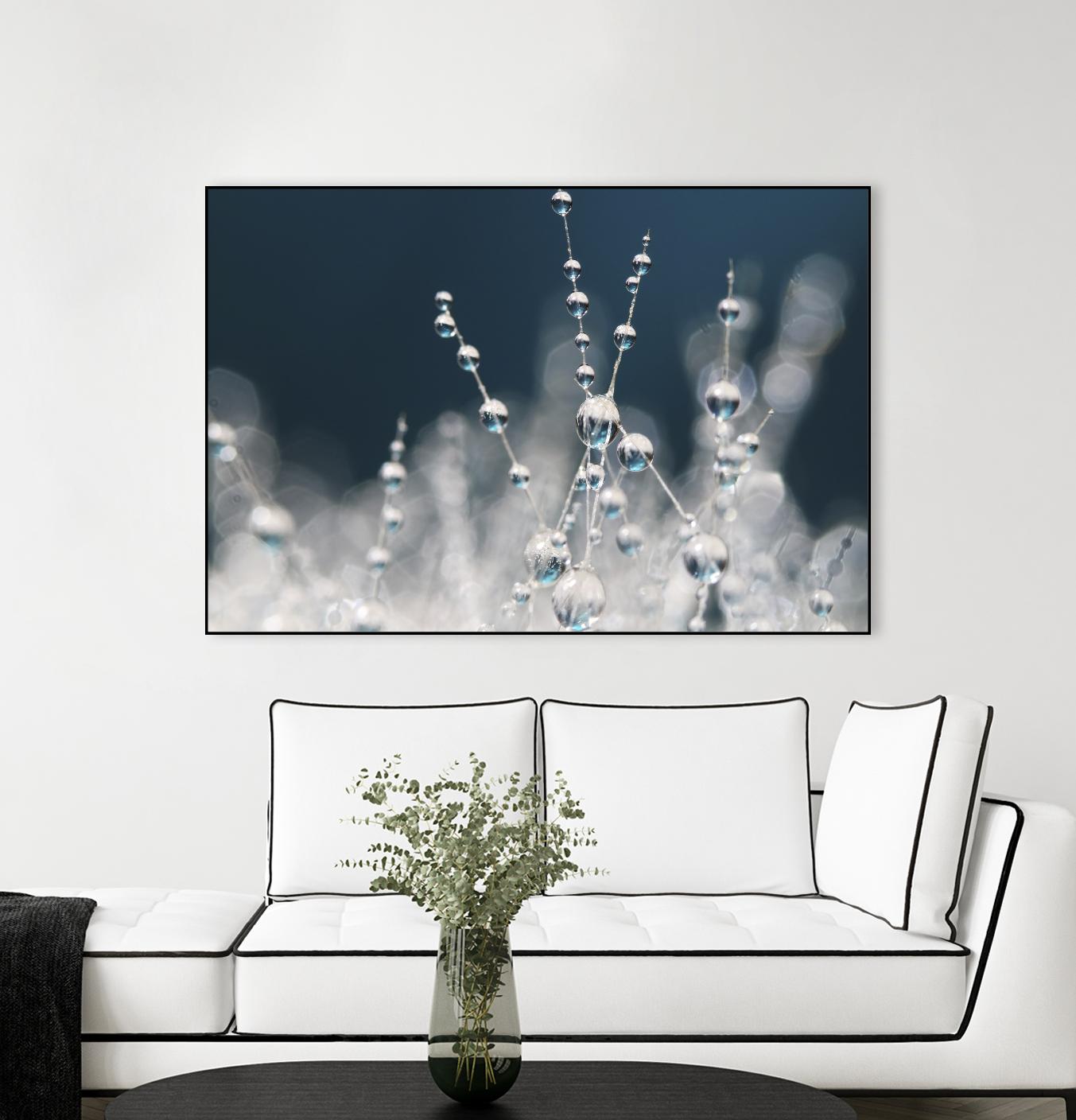 Snow white Ice blue by Sharon Johnstone on GIANT ART - white winter scenes