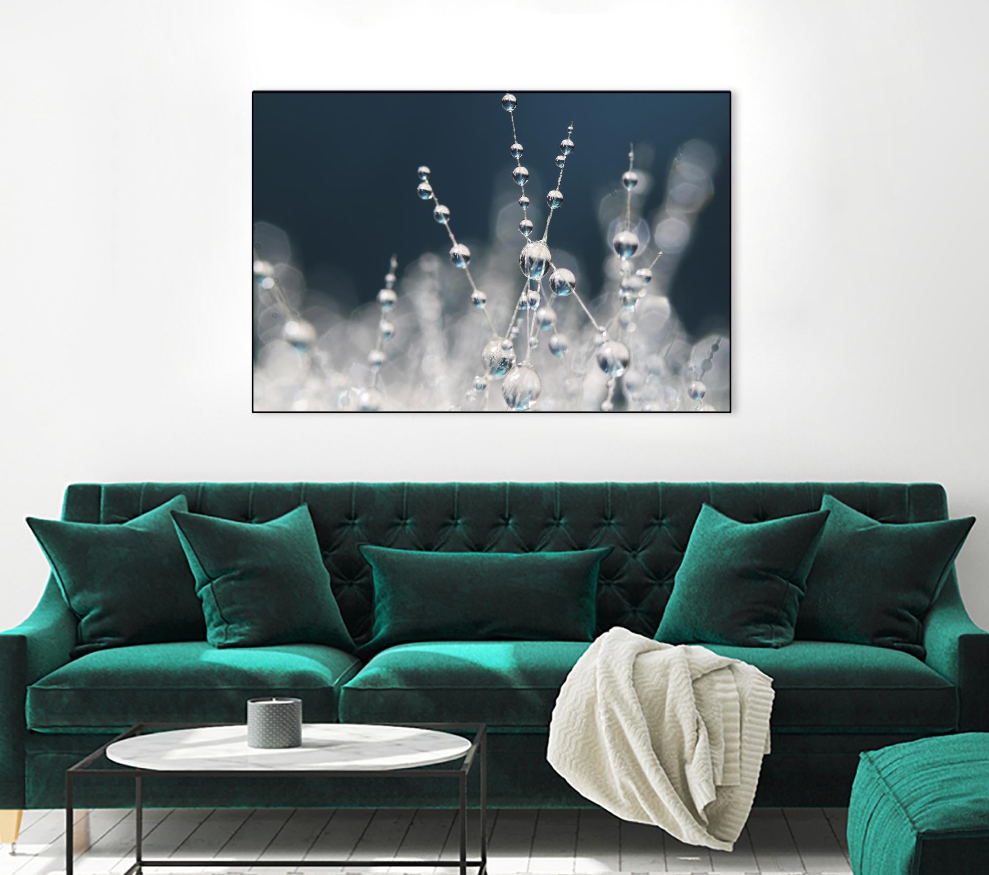 Snow white Ice blue by Sharon Johnstone on GIANT ART - white winter scenes
