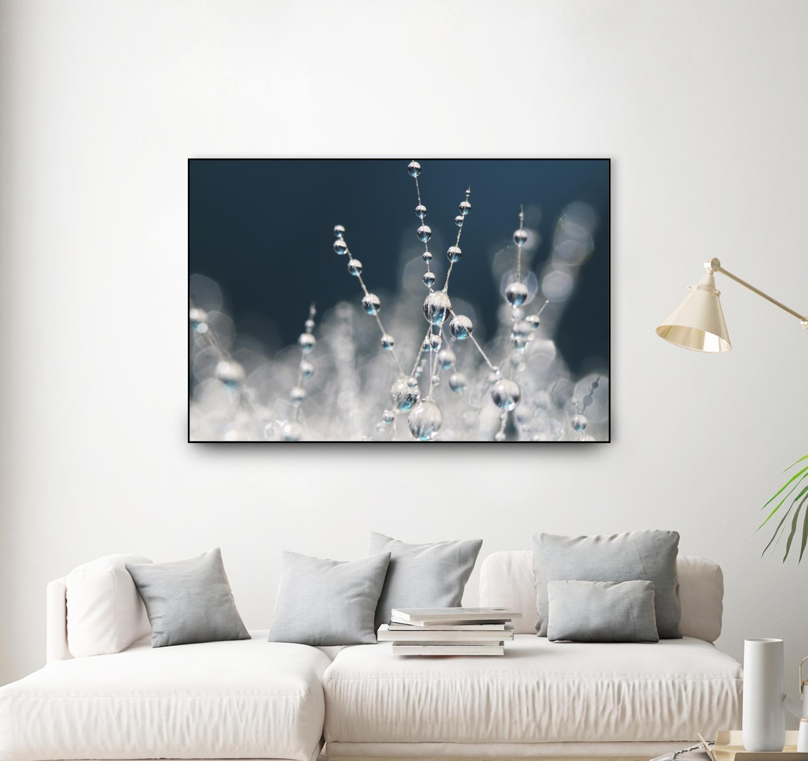 Snow white Ice blue by Sharon Johnstone on GIANT ART - white winter scenes
