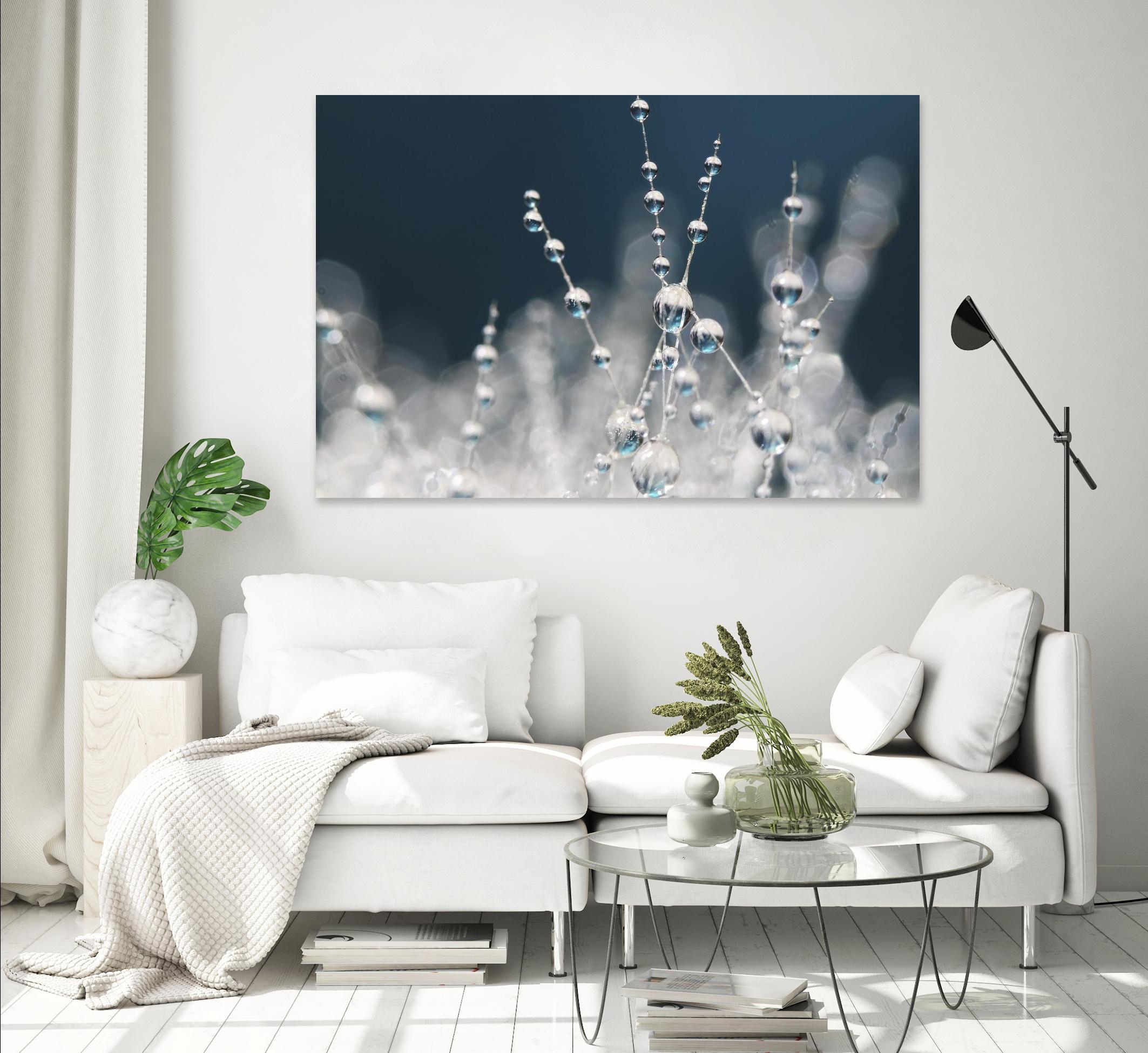 Snow white Ice blue by Sharon Johnstone on GIANT ART - white winter scenes