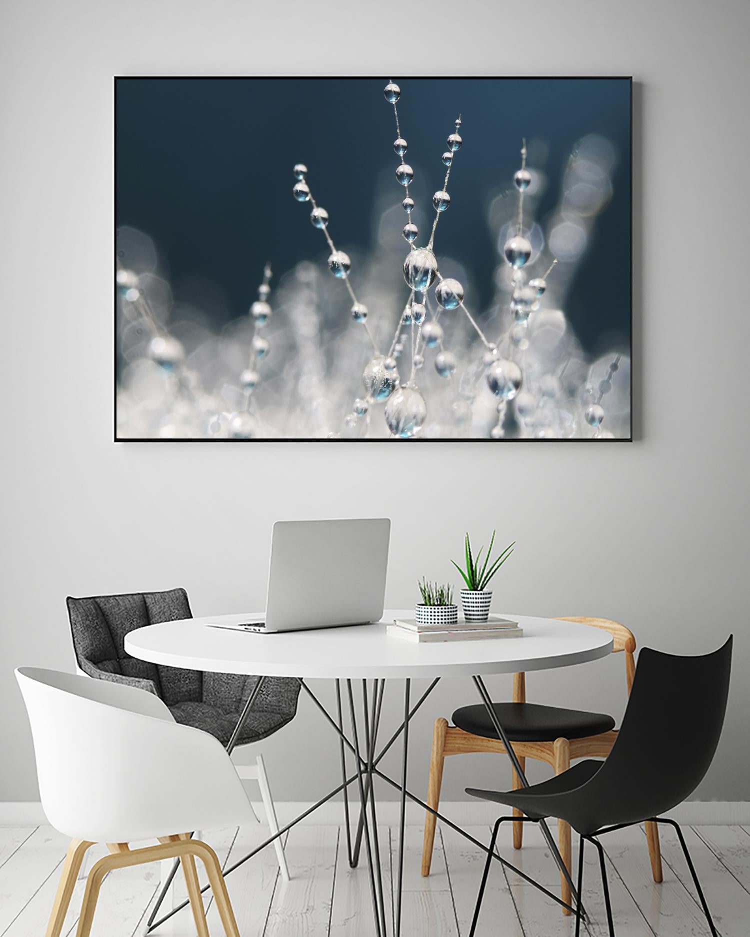 Snow white Ice blue by Sharon Johnstone on GIANT ART - white winter scenes