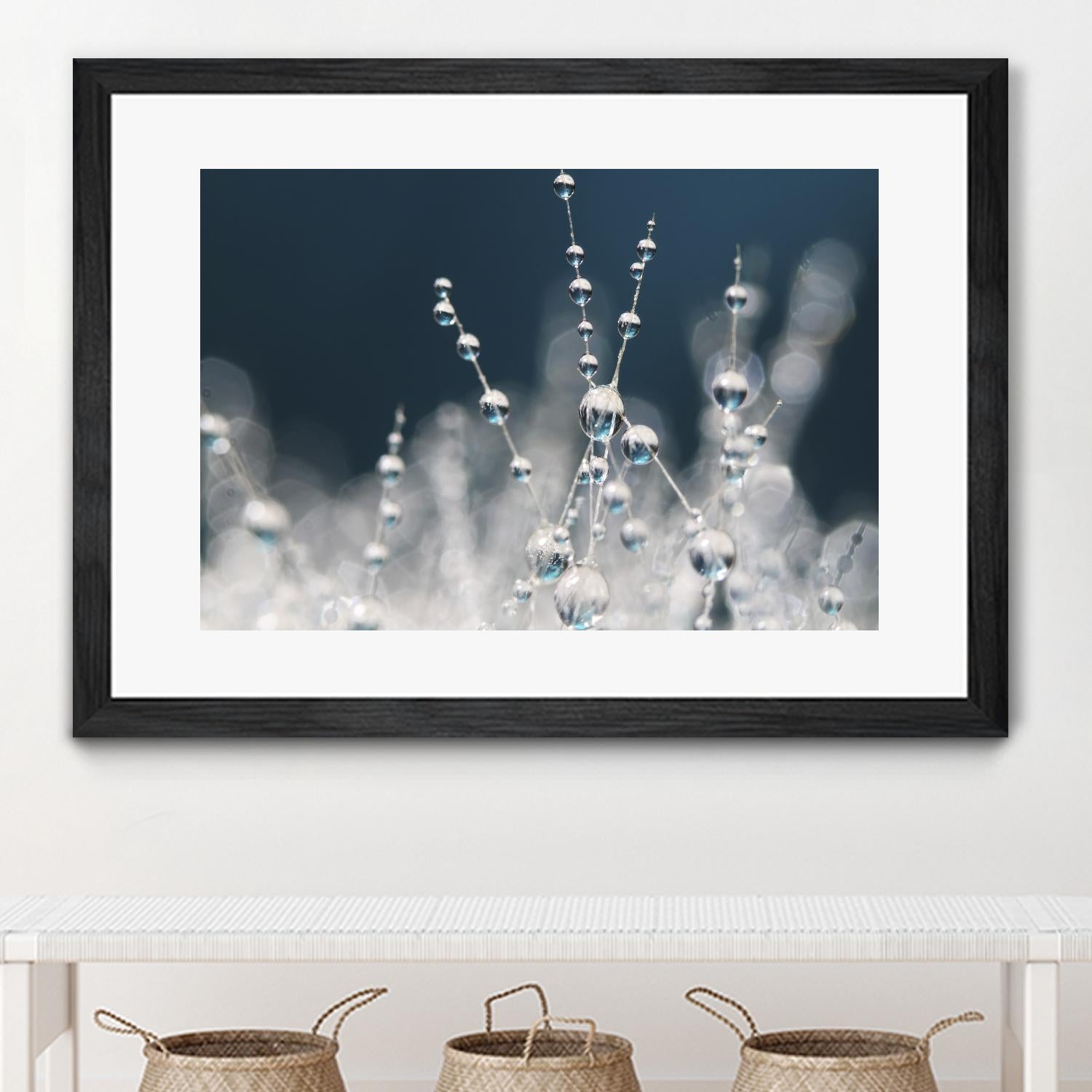 Snow white Ice blue by Sharon Johnstone on GIANT ART - white winter scenes