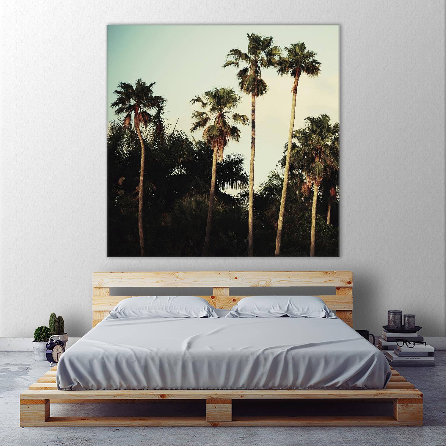 Beverly Hills I by Chelsea Victoria on GIANT ART - green botanical palm tree