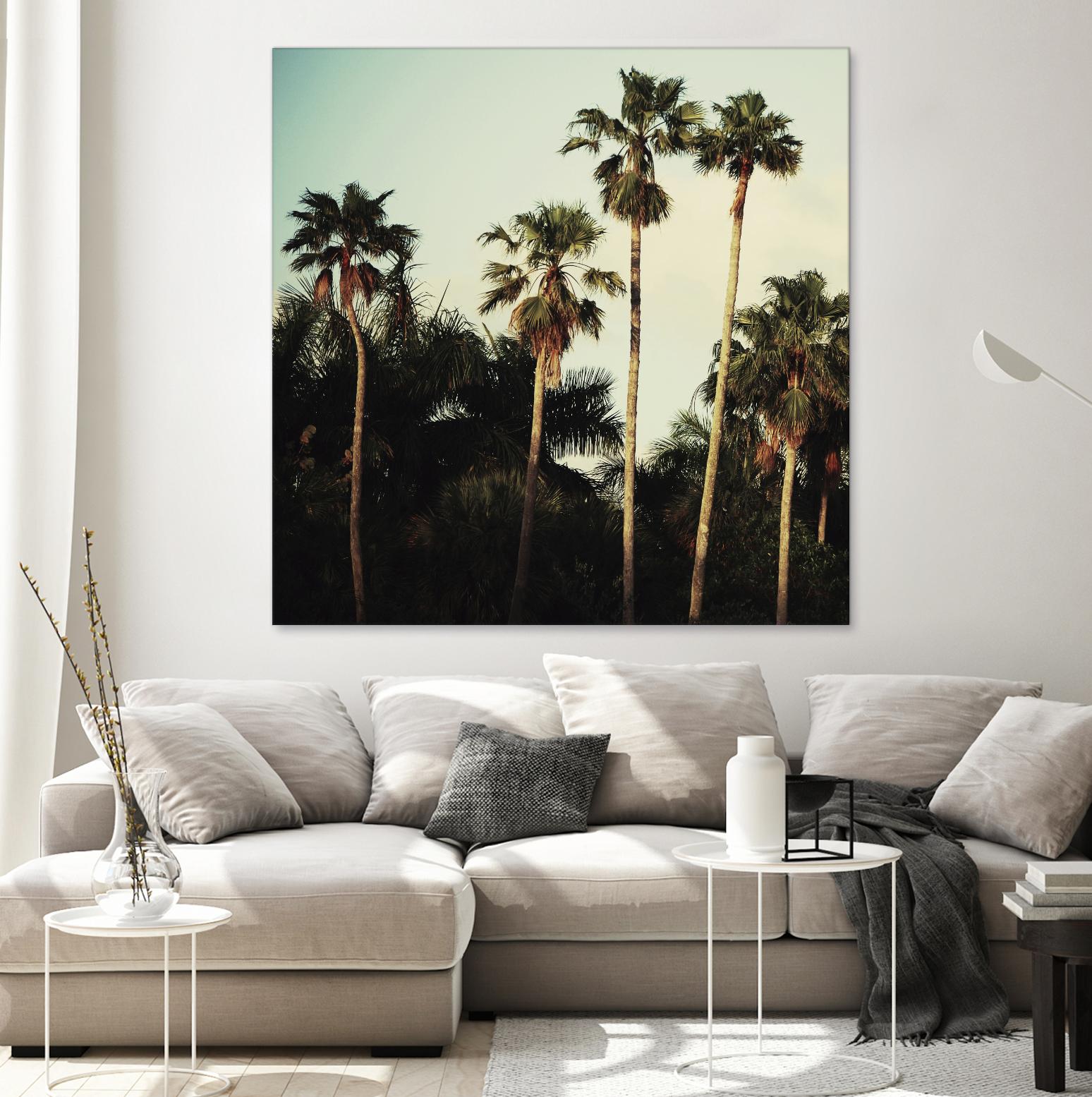 Beverly Hills I by Chelsea Victoria on GIANT ART - green botanical palm tree