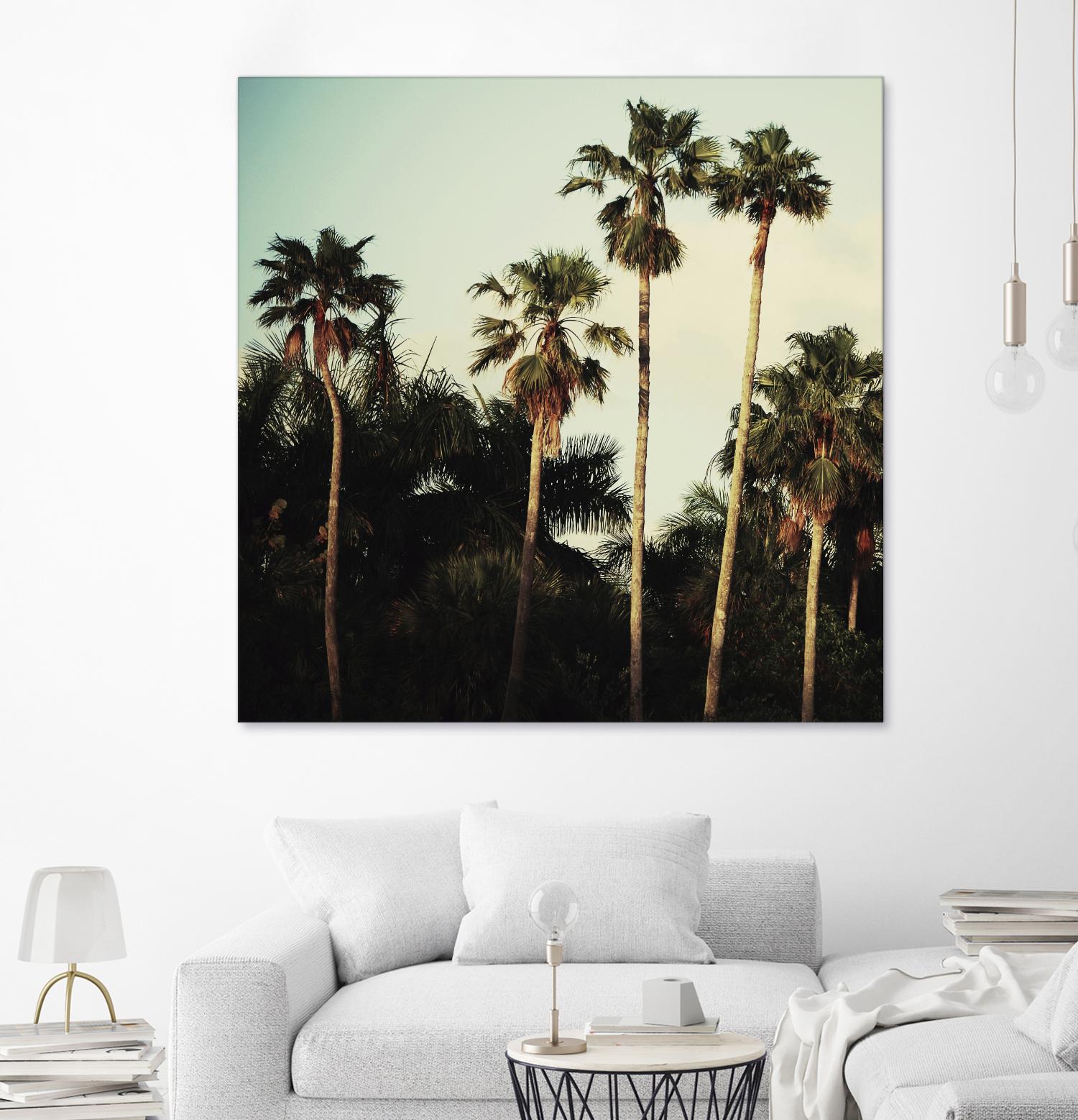 Beverly Hills I by Chelsea Victoria on GIANT ART - green botanical palm tree