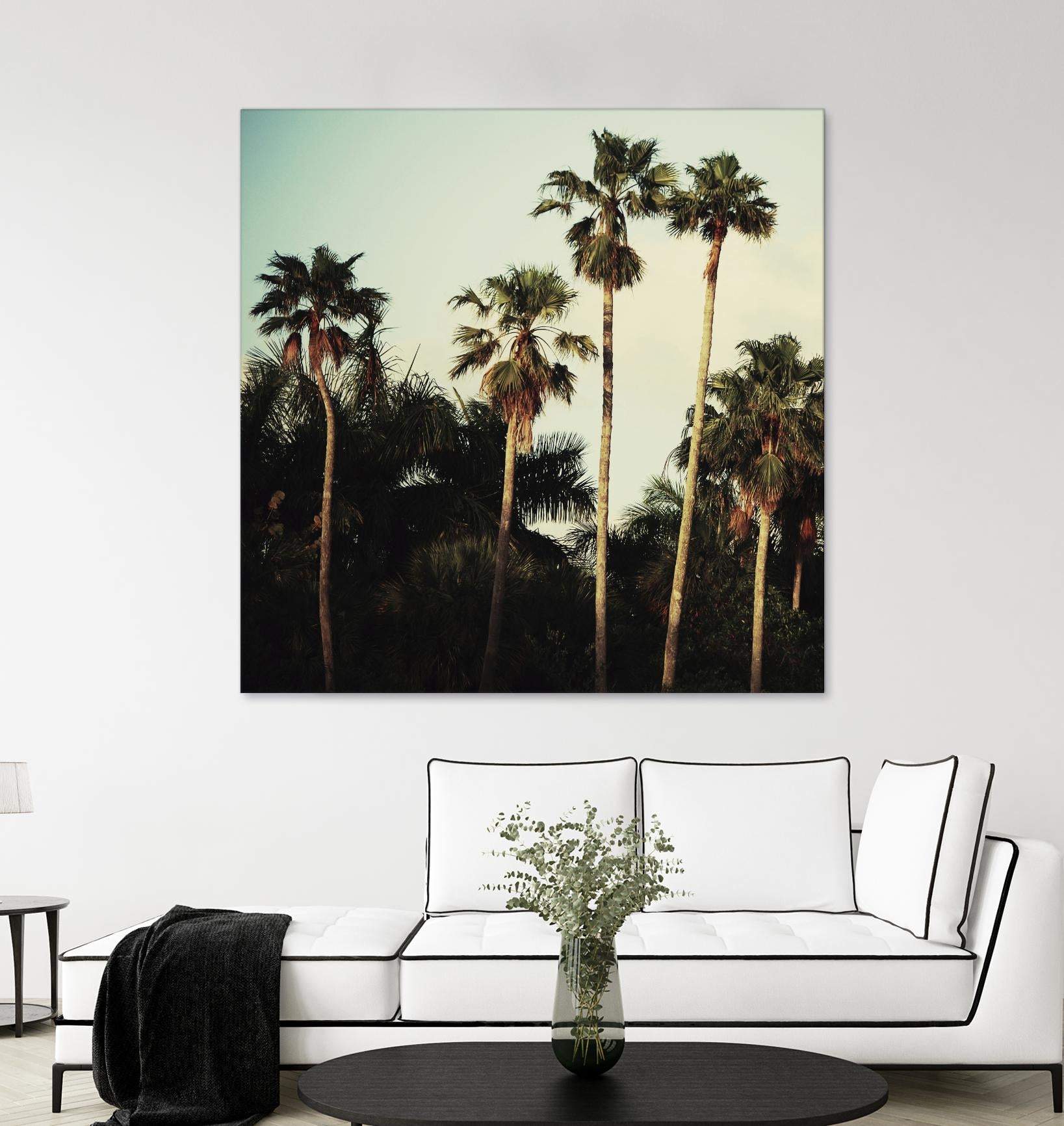 Beverly Hills I by Chelsea Victoria on GIANT ART - green botanical palm tree