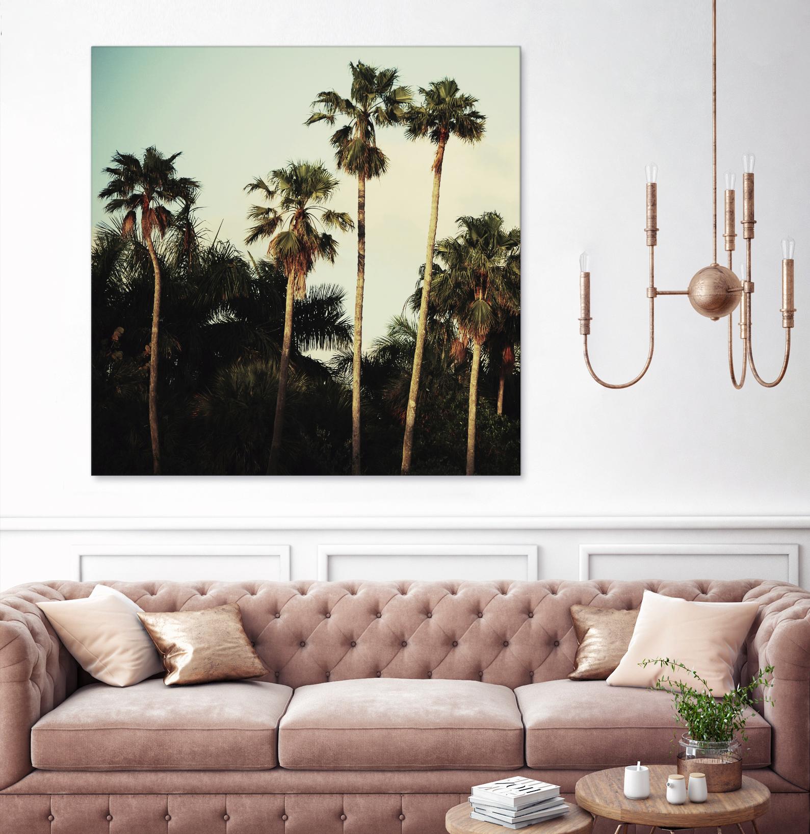 Beverly Hills I by Chelsea Victoria on GIANT ART - green botanical palm tree