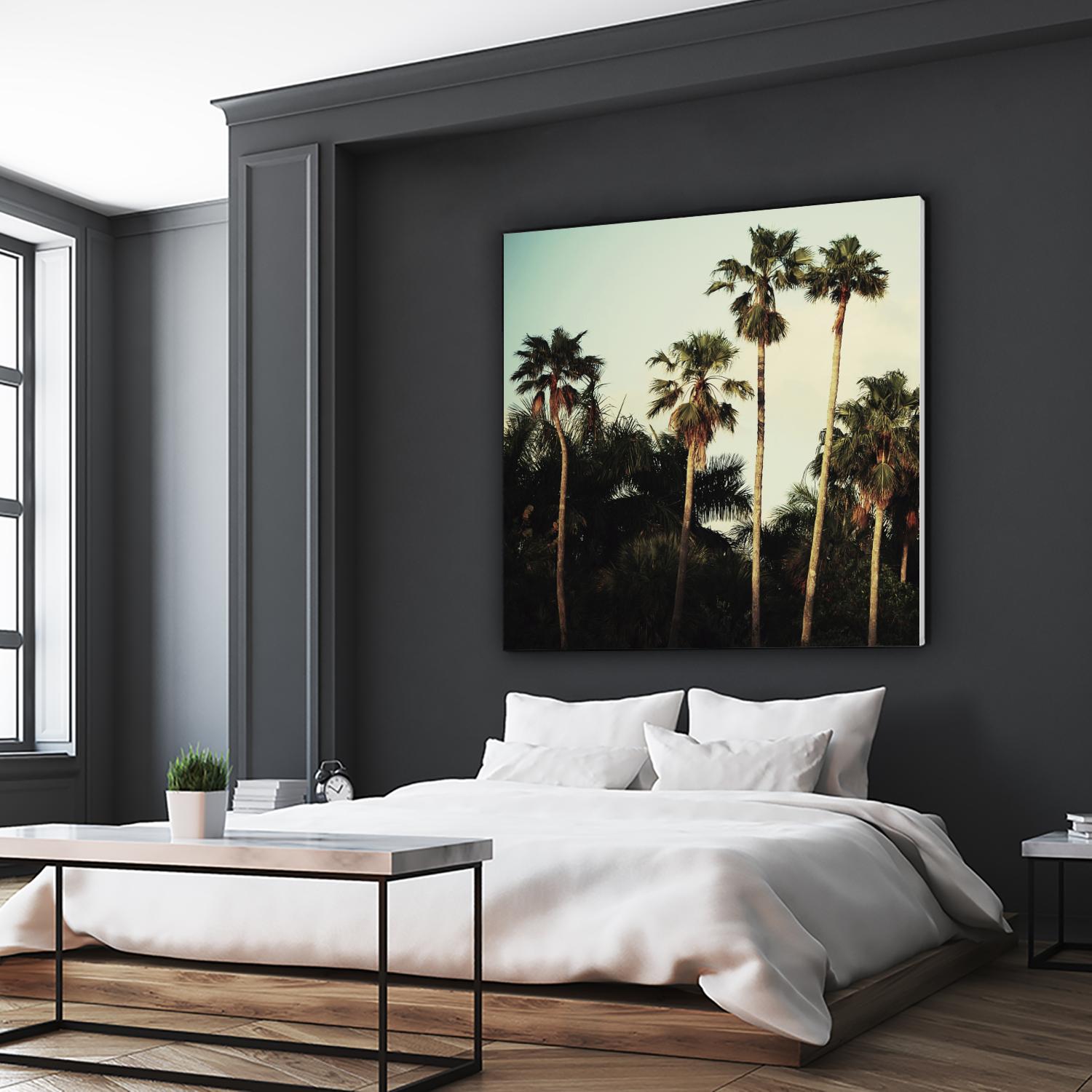 Beverly Hills I by Chelsea Victoria on GIANT ART - green botanical palm tree