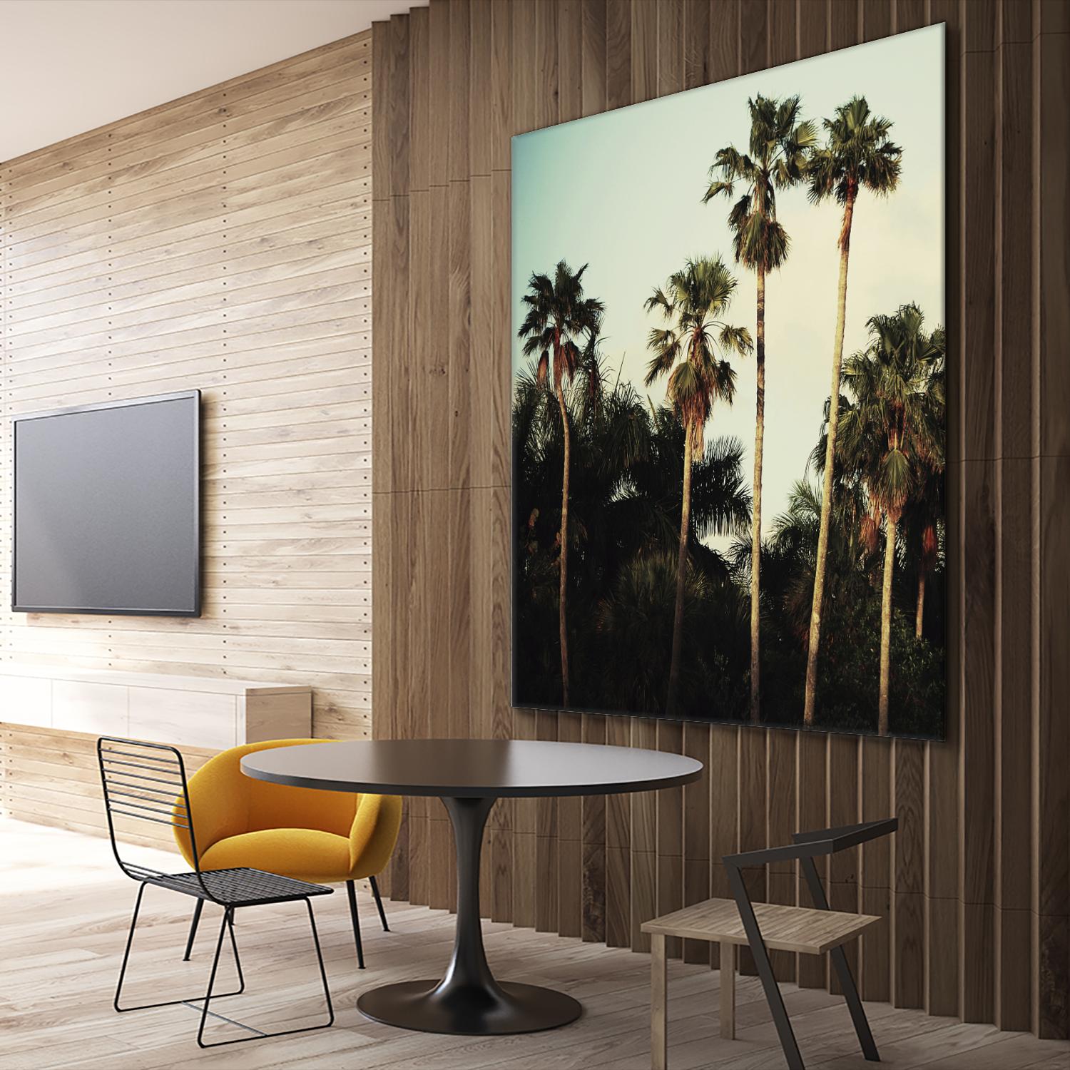 Beverly Hills I by Chelsea Victoria on GIANT ART - green botanical palm tree