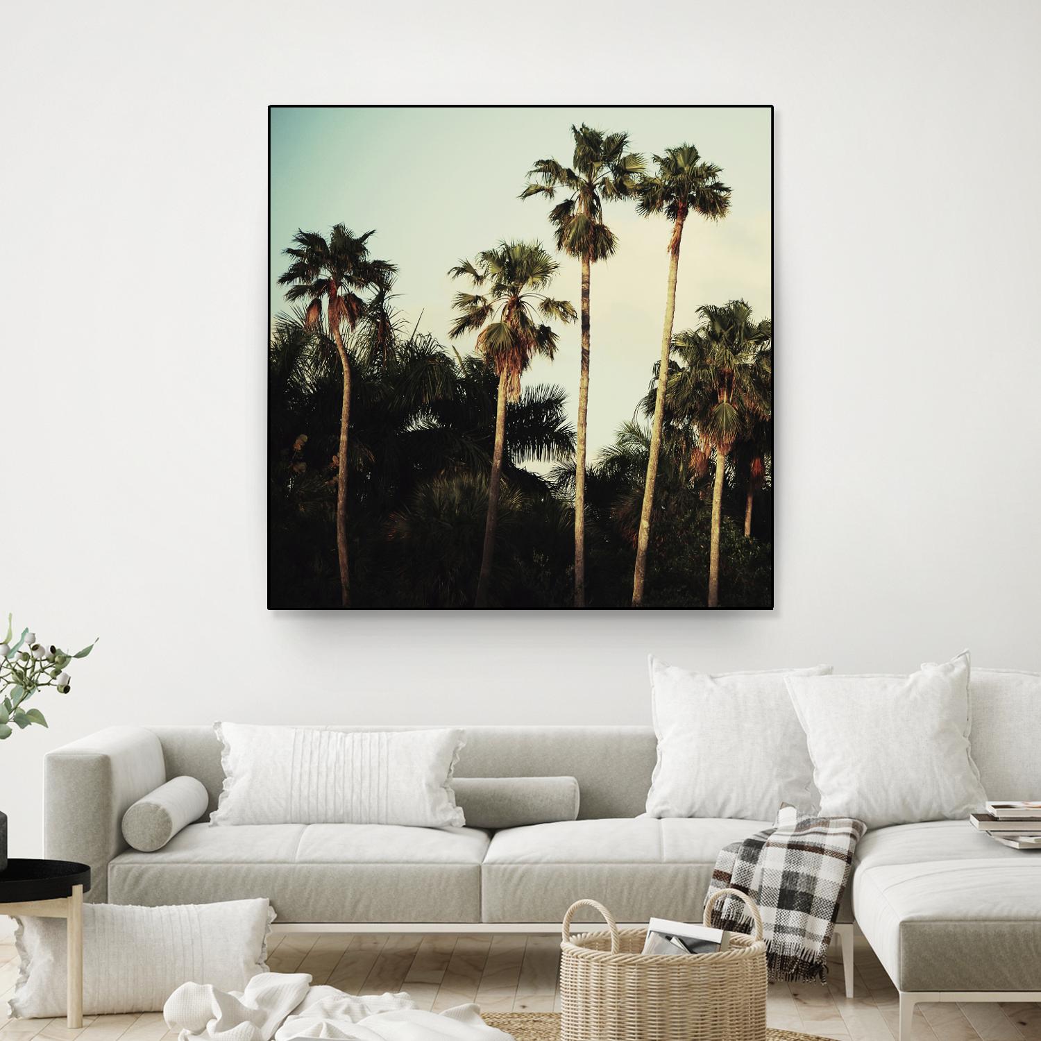 Beverly Hills I by Chelsea Victoria on GIANT ART - green botanical palm tree