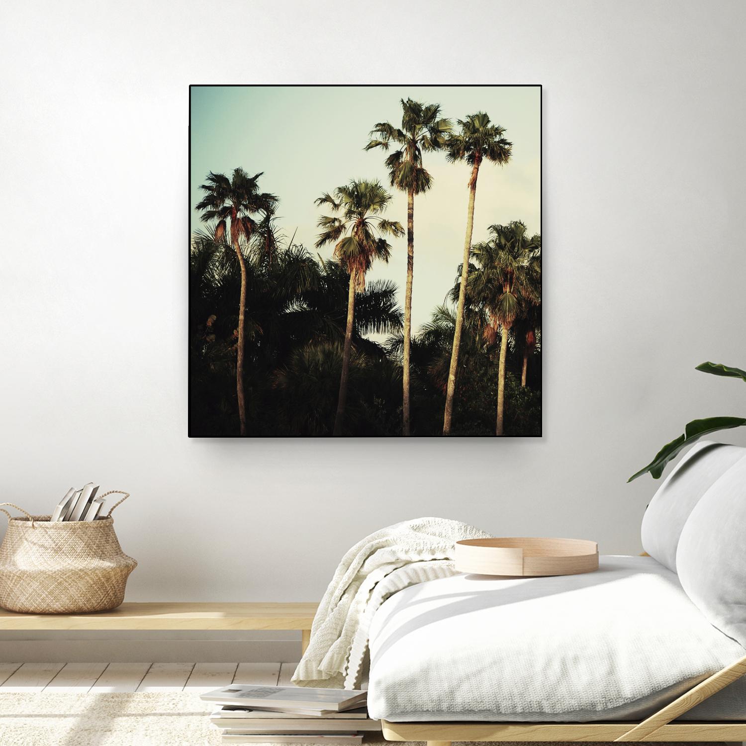 Beverly Hills I by Chelsea Victoria on GIANT ART - green botanical palm tree