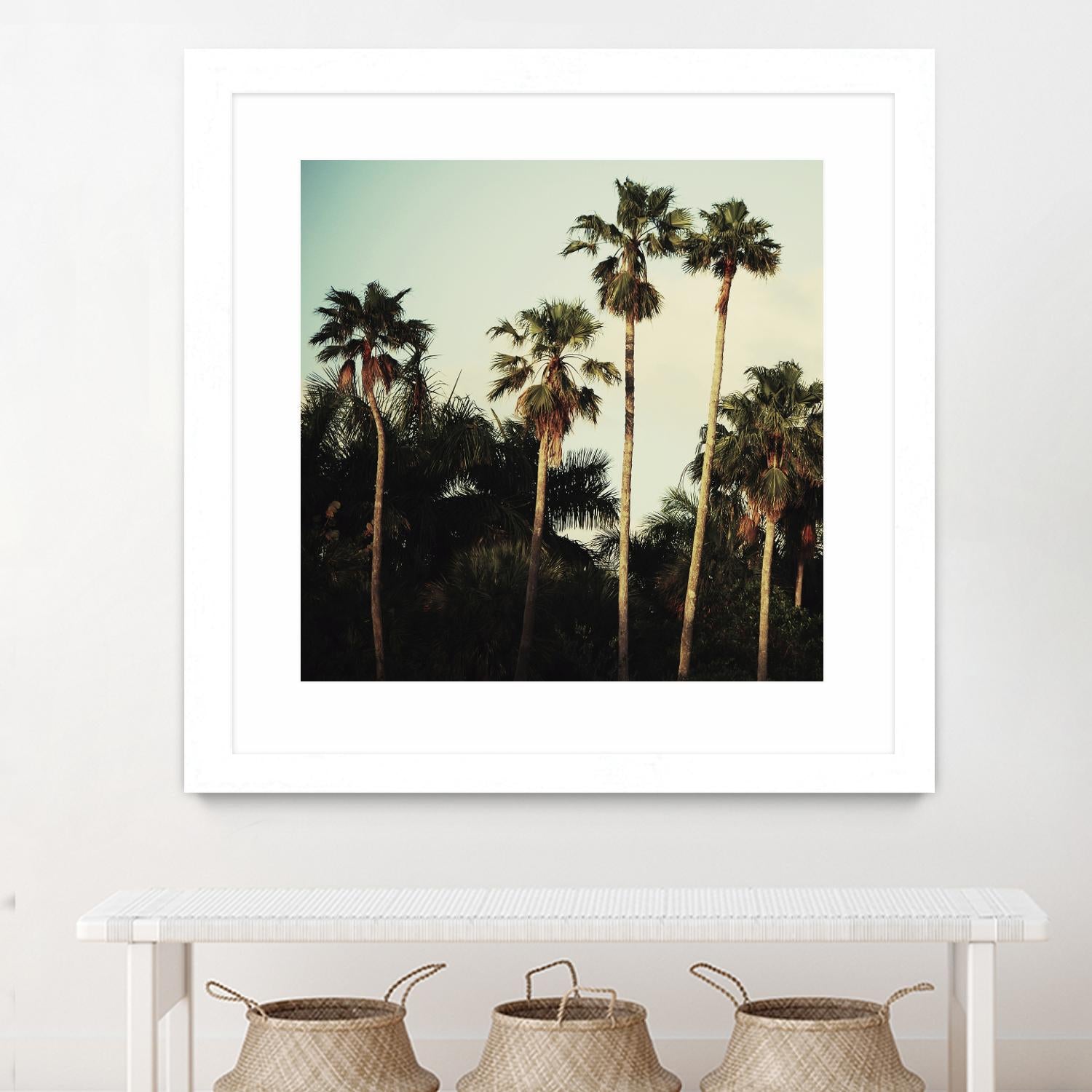 Beverly Hills I by Chelsea Victoria on GIANT ART - green botanical palm tree