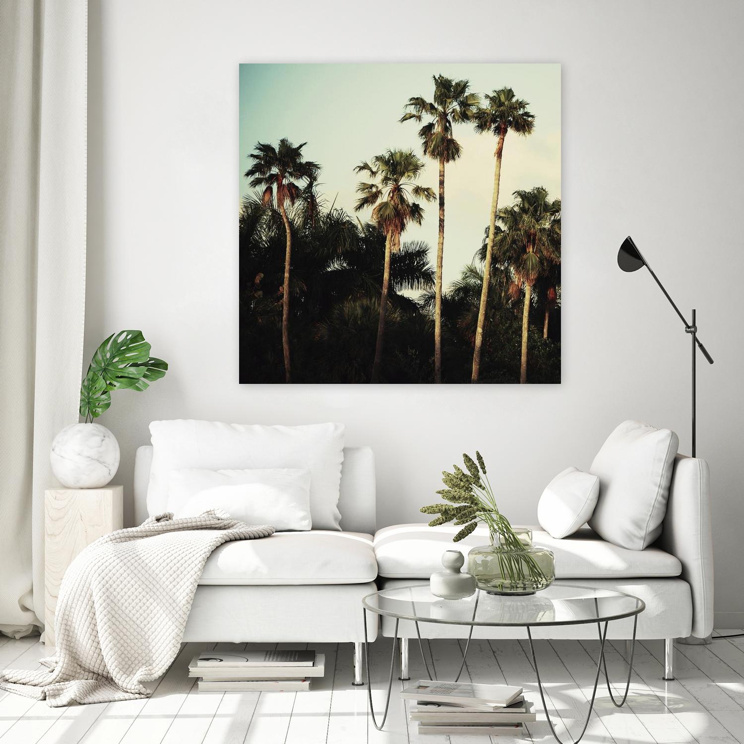 Beverly Hills I by Chelsea Victoria on GIANT ART - green botanical palm tree