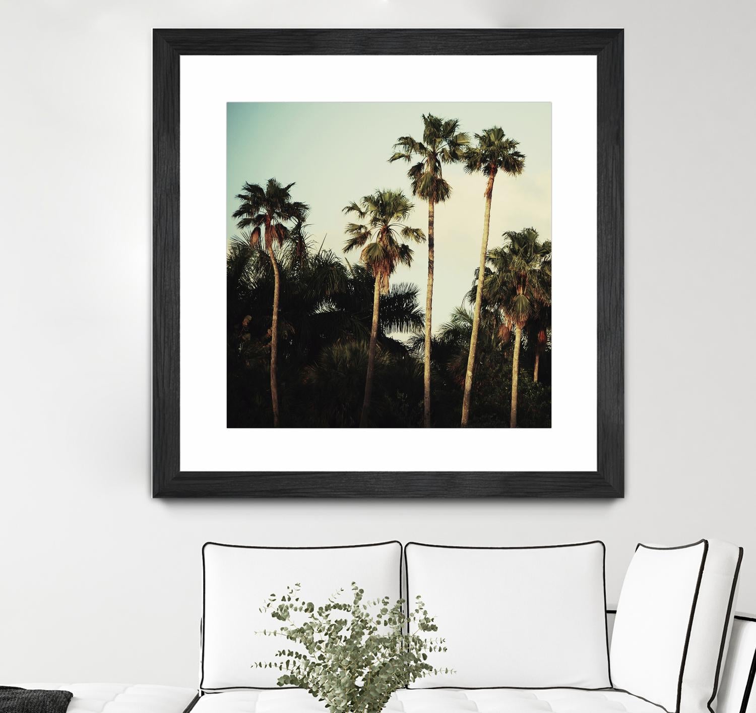 Beverly Hills I by Chelsea Victoria on GIANT ART - green botanical palm tree