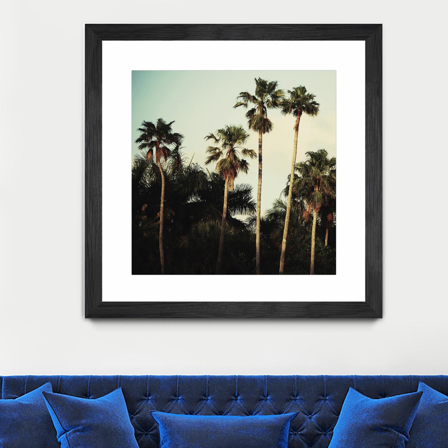 Beverly Hills I by Chelsea Victoria on GIANT ART - green botanical palm tree
