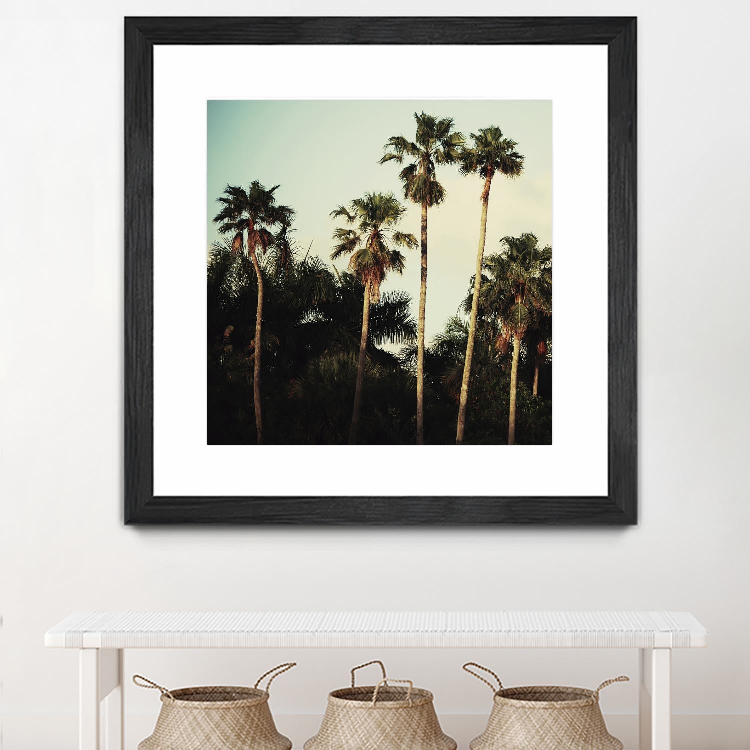 Beverly Hills I by Chelsea Victoria on GIANT ART - green botanical palm tree