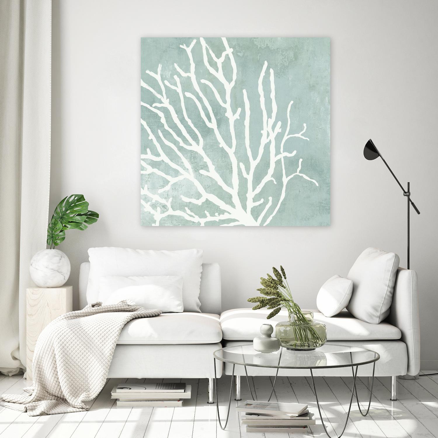 Sea Crown I by Aimee Wilson on GIANT ART - green abstract coquillage