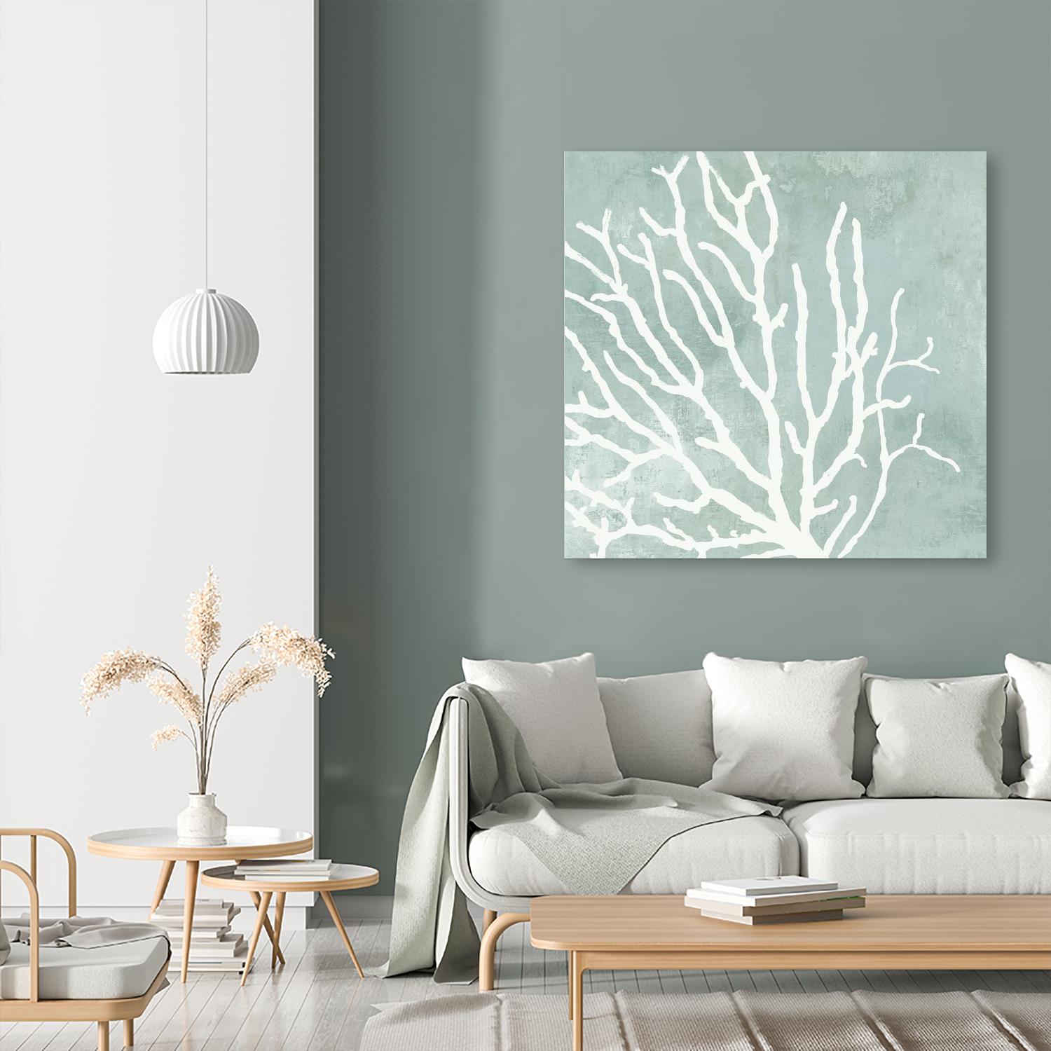 Sea Crown I by Aimee Wilson on GIANT ART - green abstract coquillage