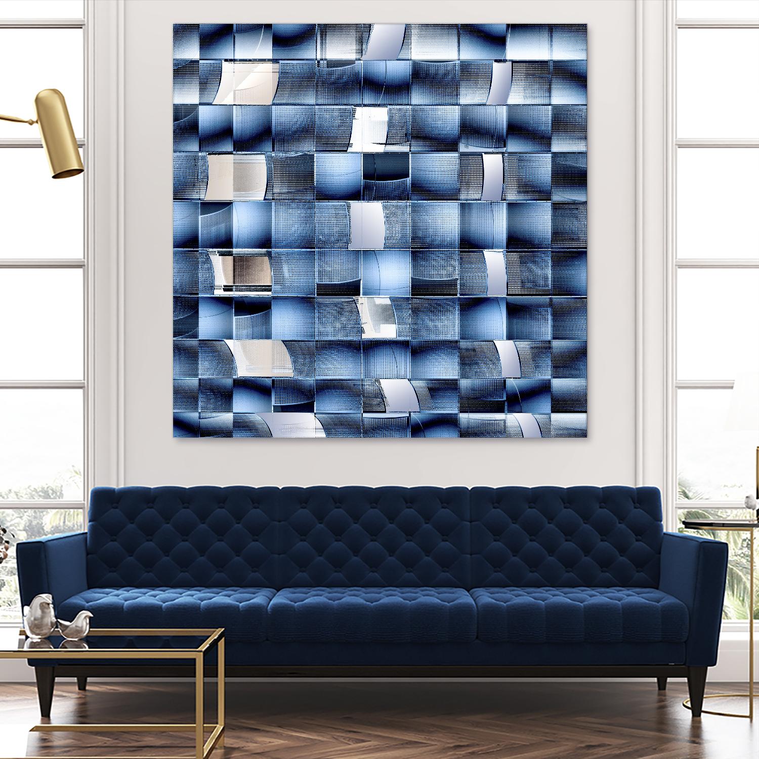 Verschelden - Fractal chaos by 1X on GIANT ART - white photo art