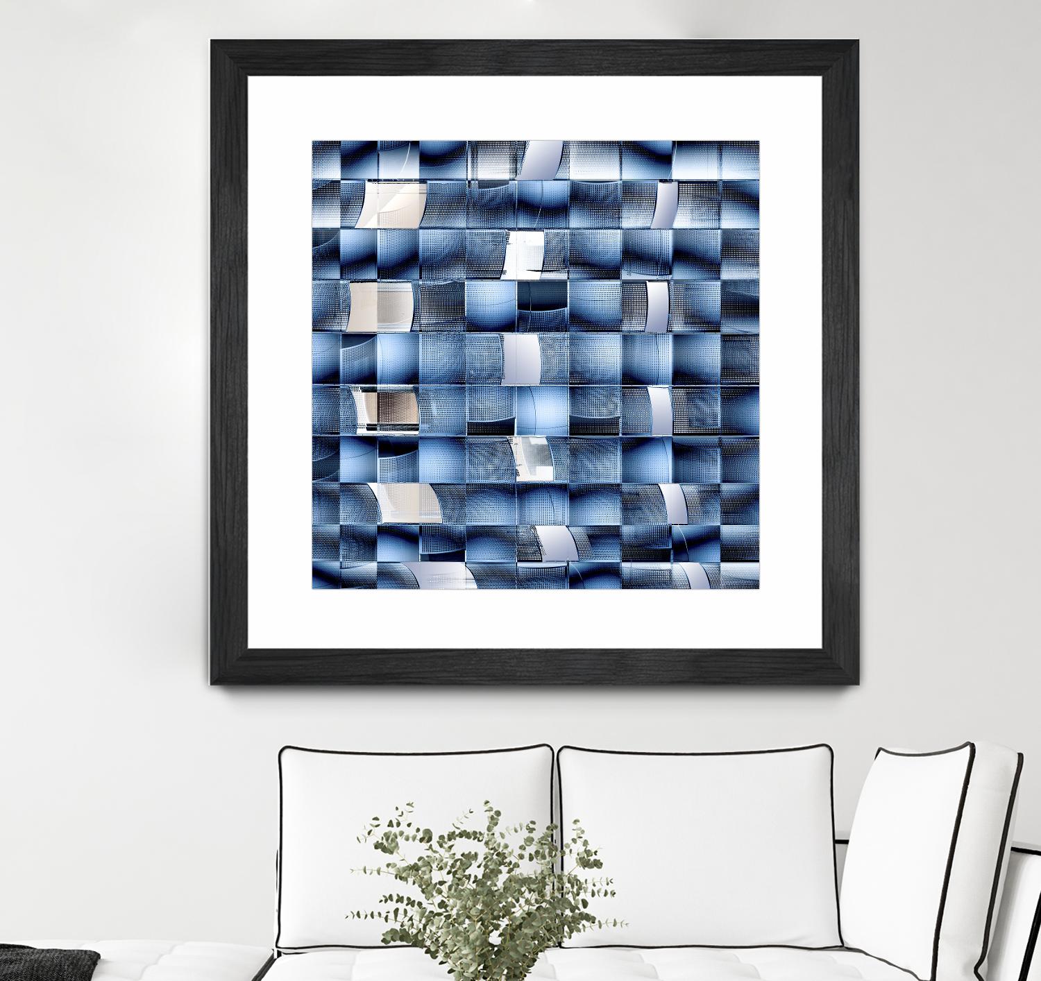 Verschelden - Fractal chaos by 1X on GIANT ART - white photo art