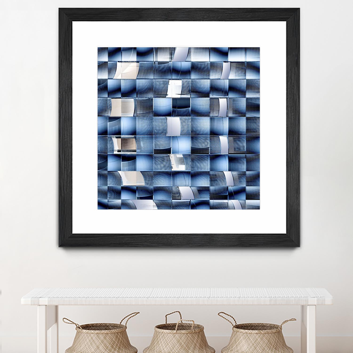 Verschelden - Fractal chaos by 1X on GIANT ART - white photo art