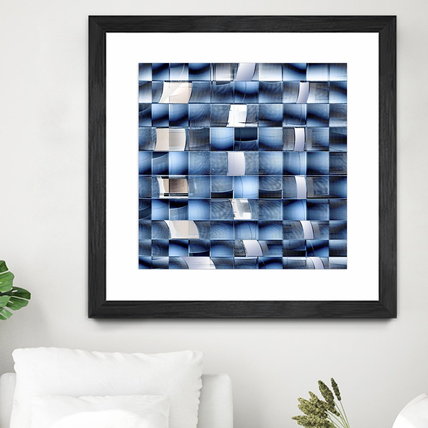 Verschelden - Fractal chaos by 1X on GIANT ART - white photo art