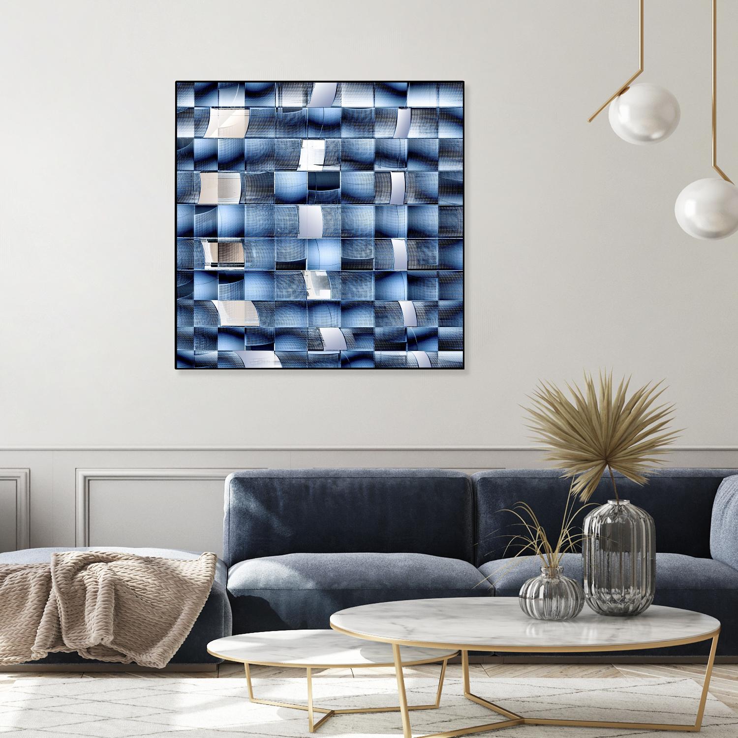 Verschelden - Fractal chaos by 1X on GIANT ART - white photo art