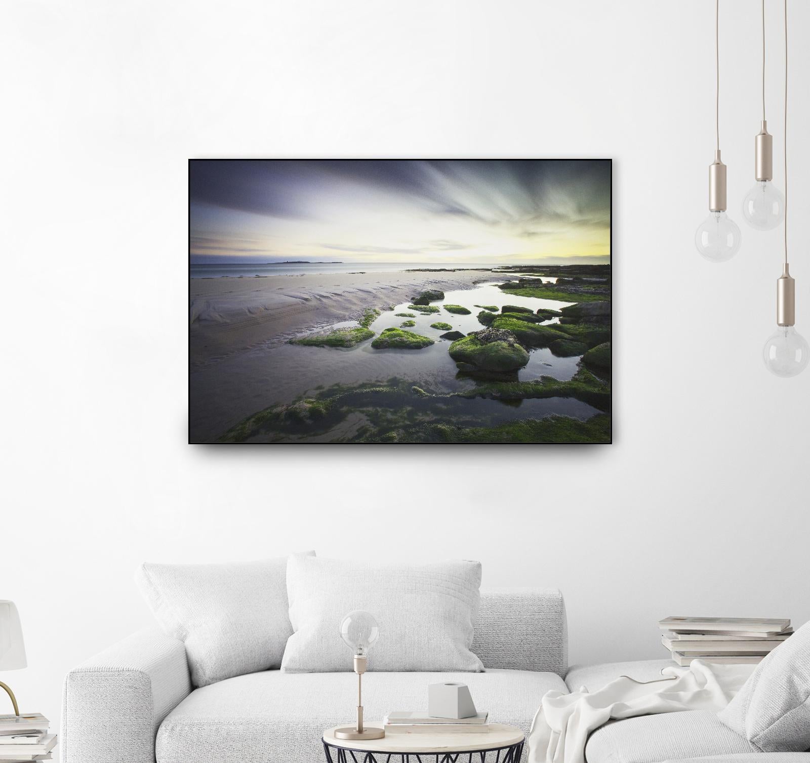 Cooper - Dawn over Seahouses Beach by 1X on GIANT ART - grey photo art