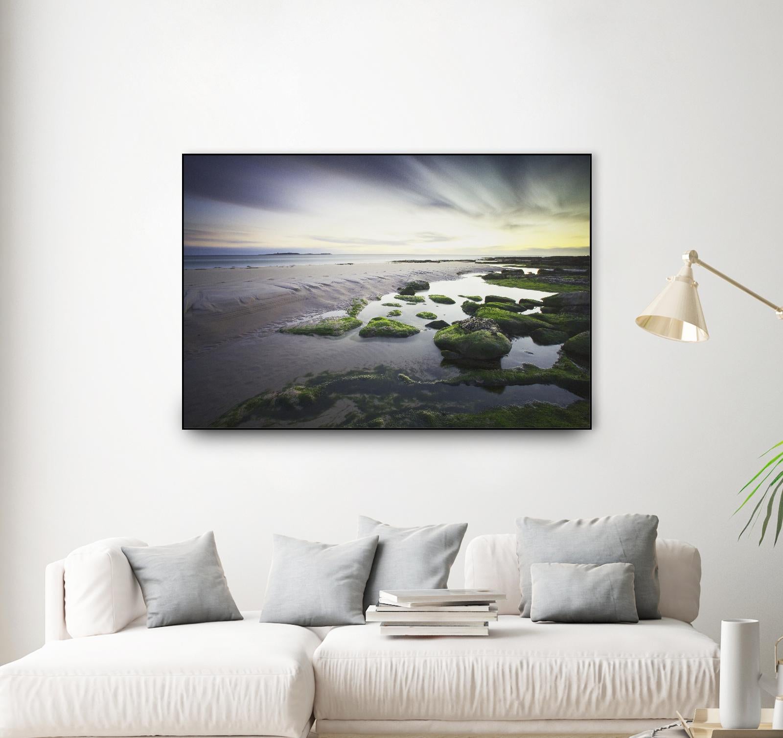 Cooper - Dawn over Seahouses Beach by 1X on GIANT ART - grey photo art