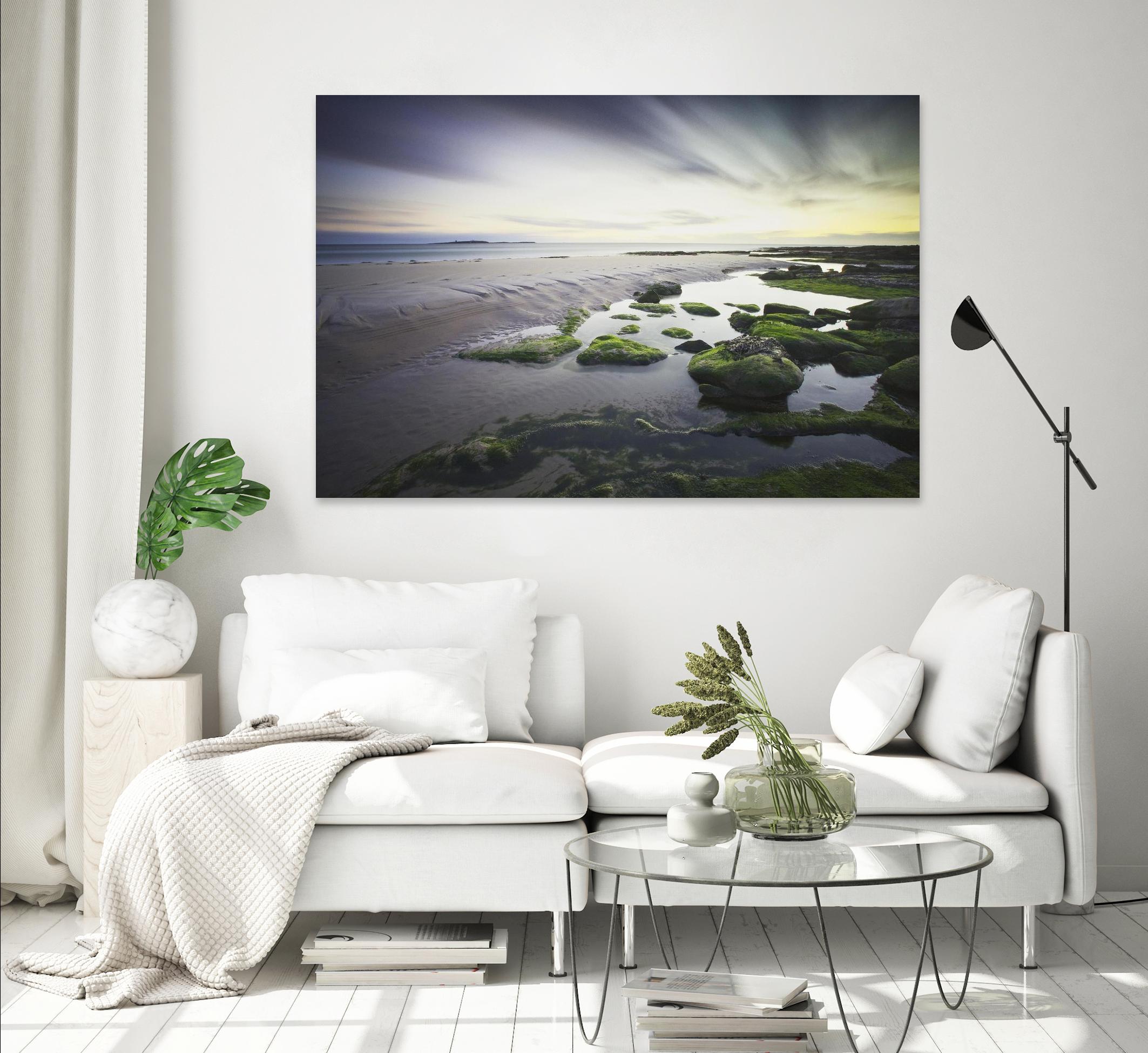 Cooper - Dawn over Seahouses Beach by 1X on GIANT ART - grey photo art