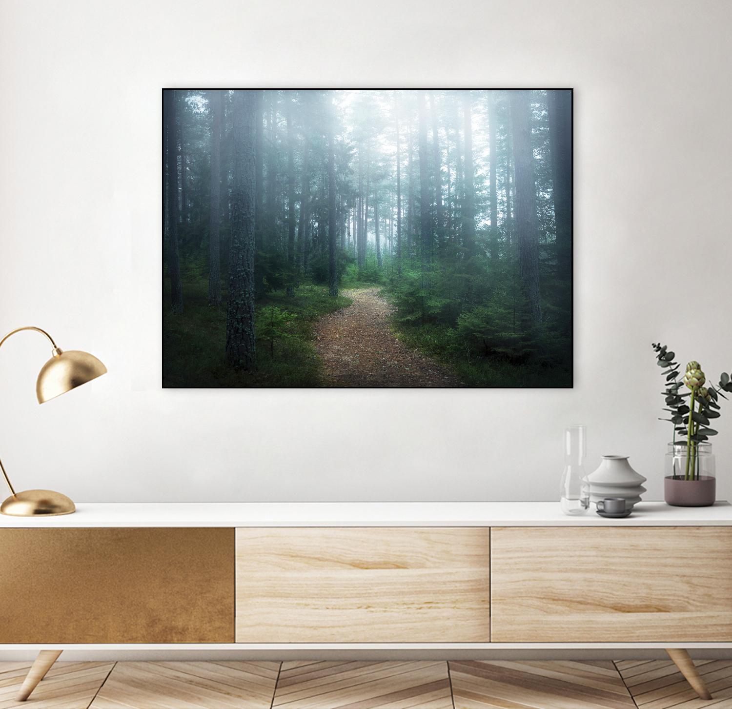 Lindsten - The forest of secrets by 1X on GIANT ART - brown photo art