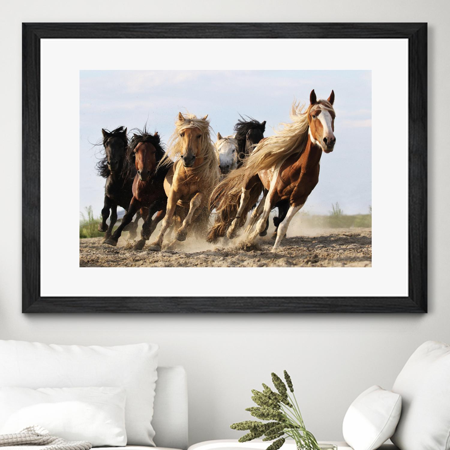 Wong - Lucky Six by 1X on GIANT ART - blue photo art