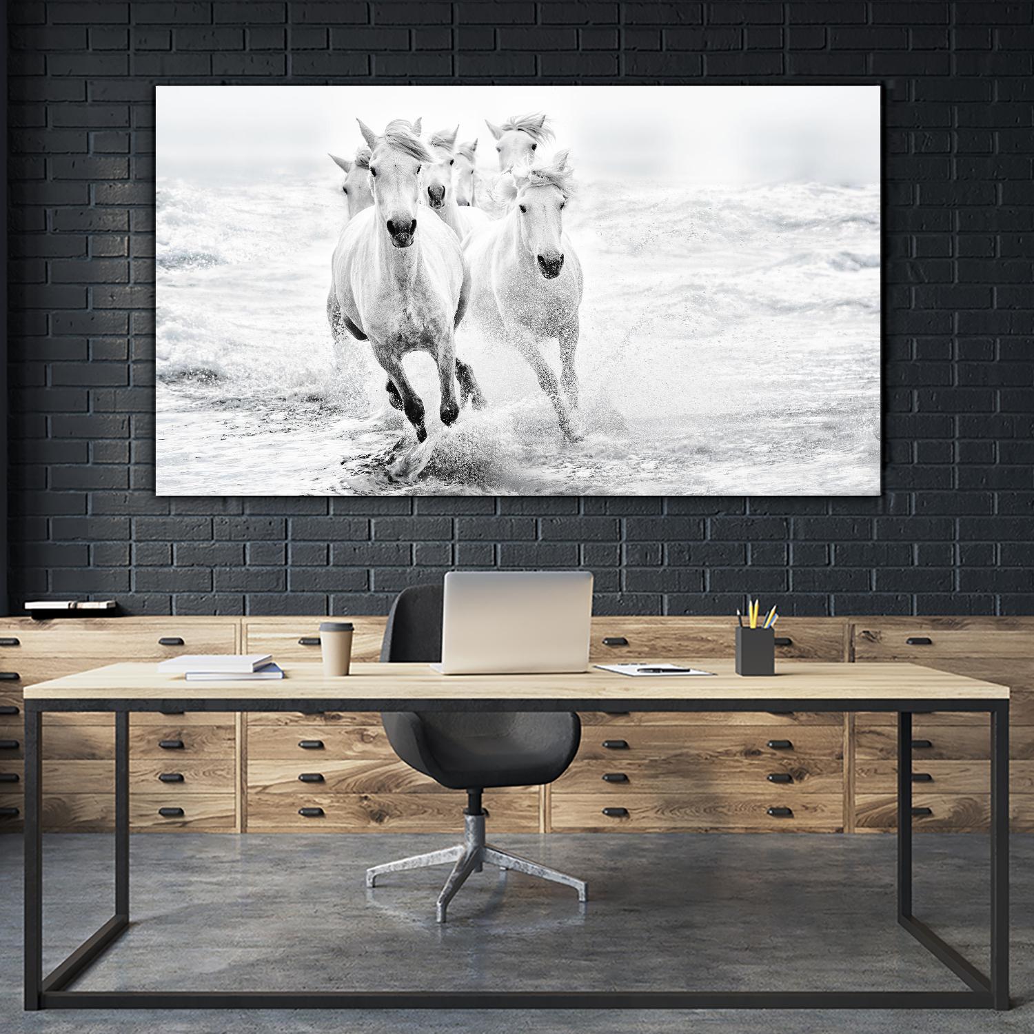 Bressy - Running in the sea by 1X on GIANT ART - white photo art