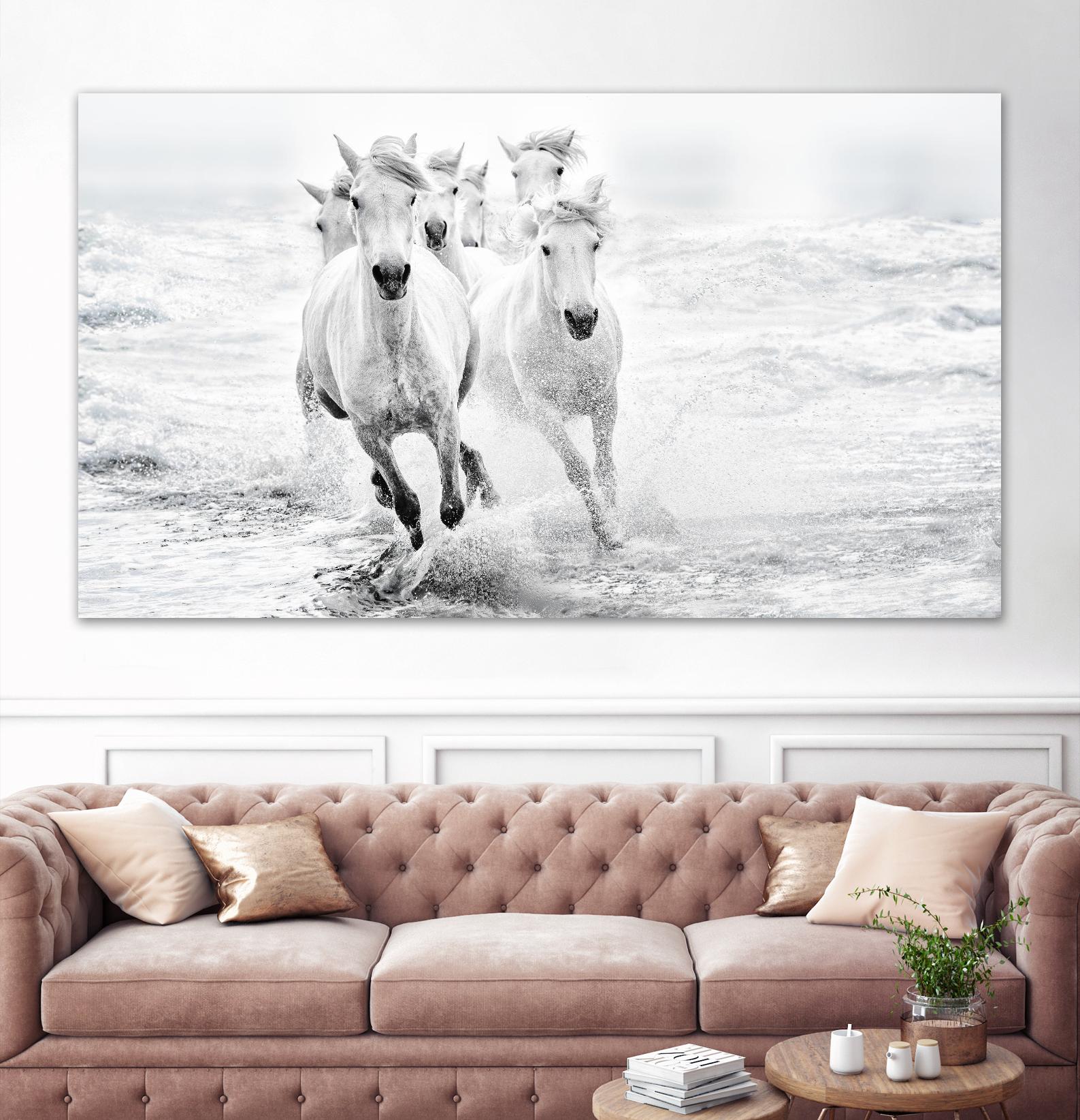 Bressy - Running in the sea by 1X on GIANT ART - white photo art